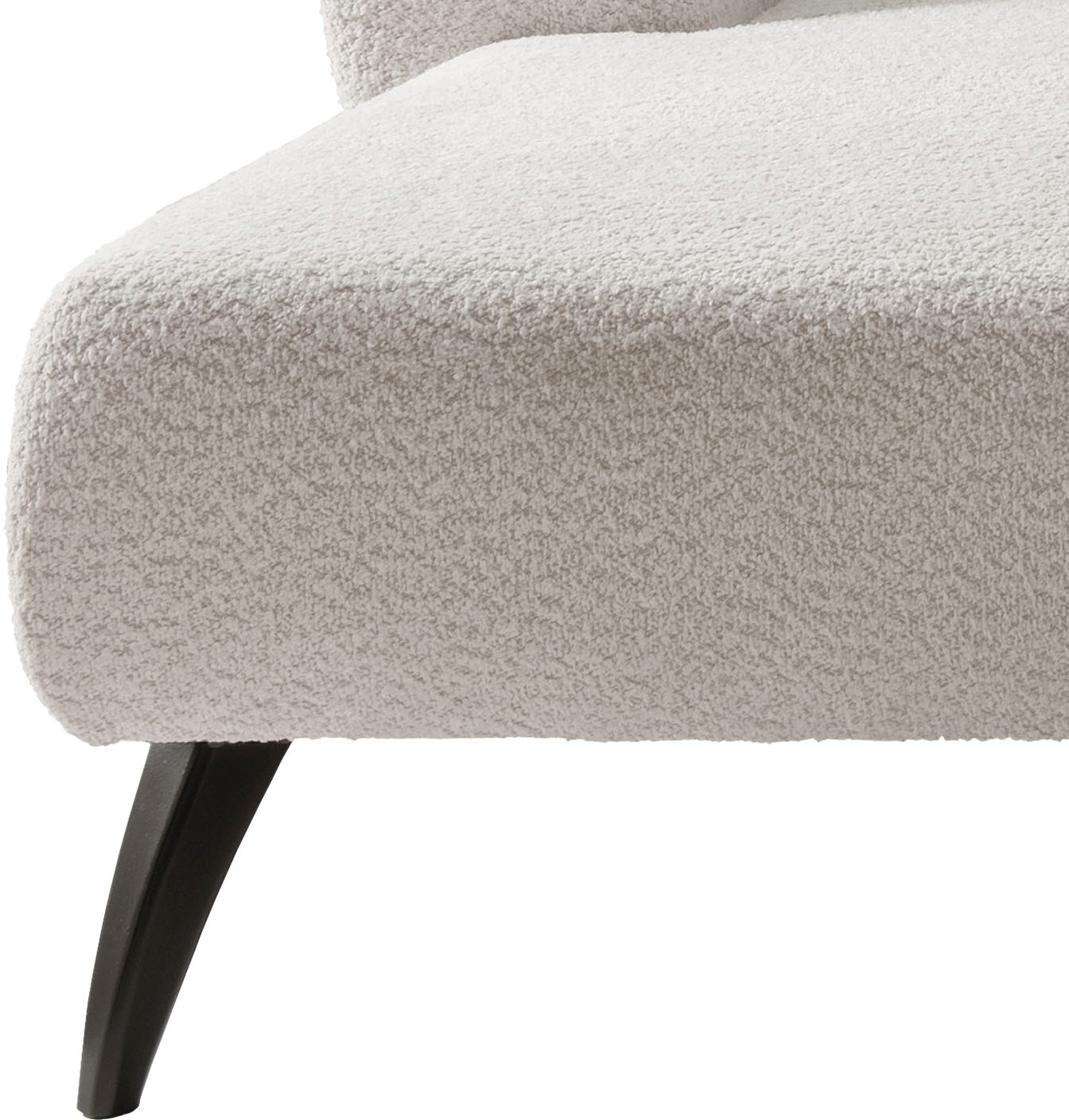 INOSIGN Ecksofa »Colori L-Form«, Holzfußfarbe wählbar, inkl. 4x Zierkissen