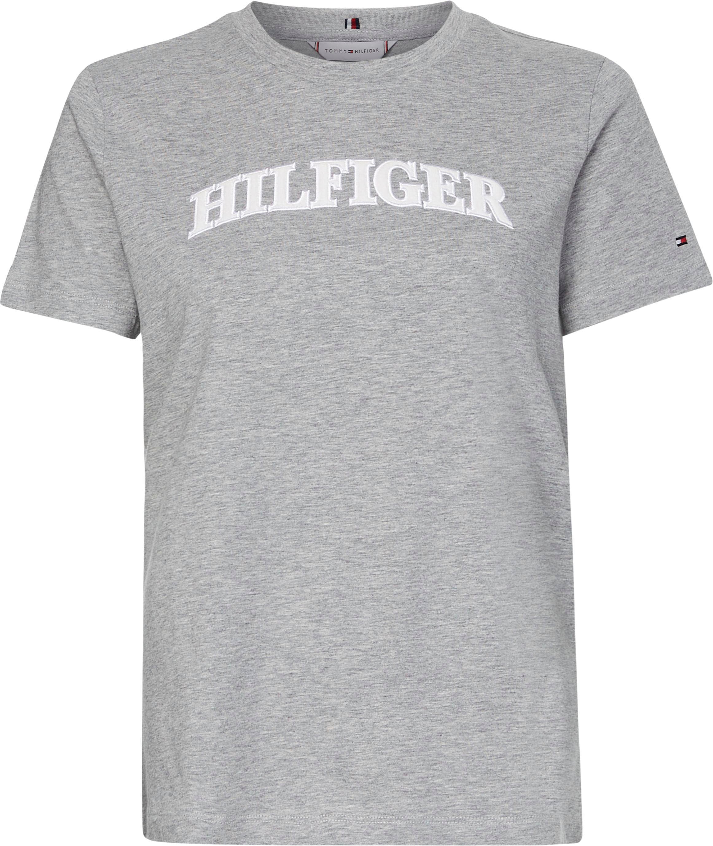 Tommy Hilfiger T-Shirt »REG TONAL HILFIGER C-NK SS«, mit Tommy Hilfiger Markenlabel