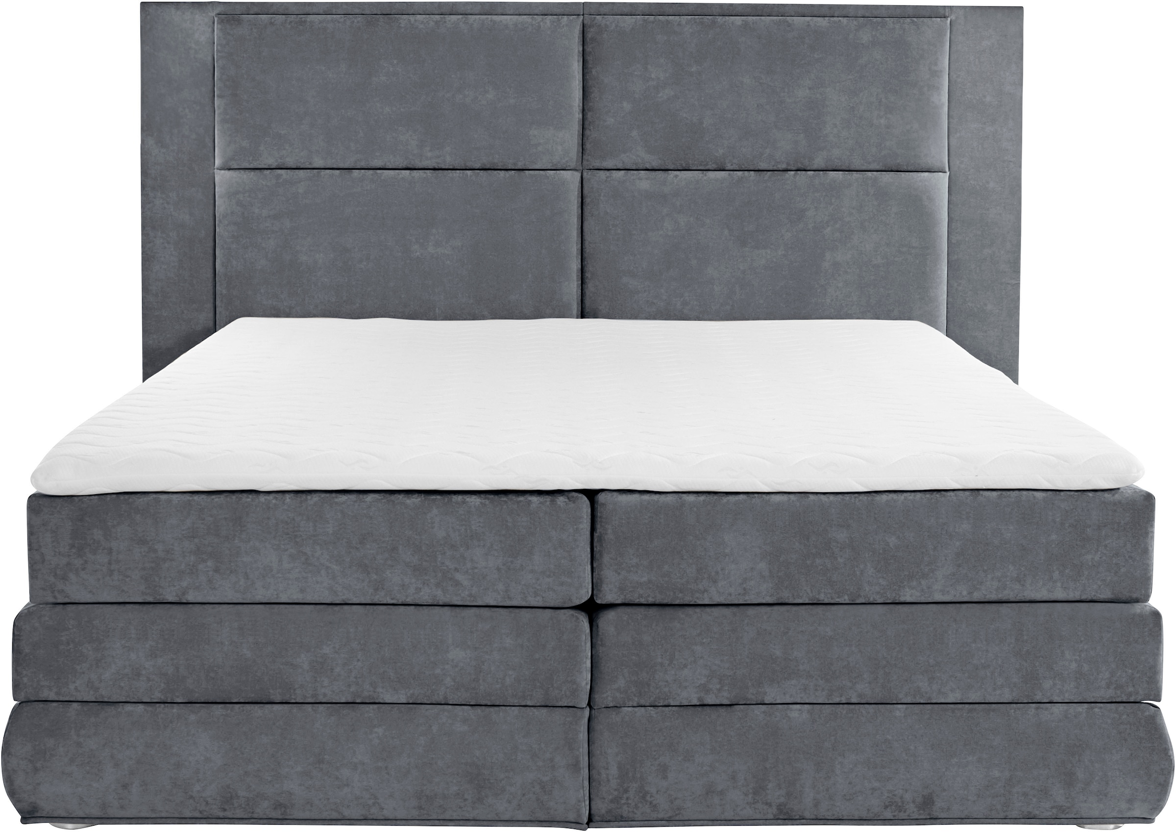 COLLECTION AB Boxspringbett Copenhagen, inklusive Bettkasten und Topper, wahlweise mit LED-Beleuchtung