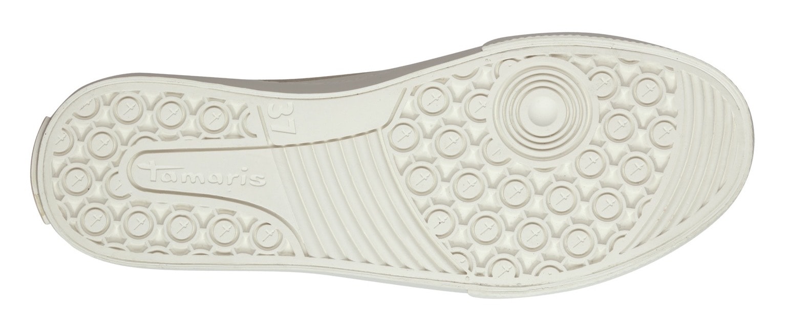 Tamaris Plateausneaker, Freizeitschuh, Halbschuh, Schnürschuh mit Logo an der Ferse