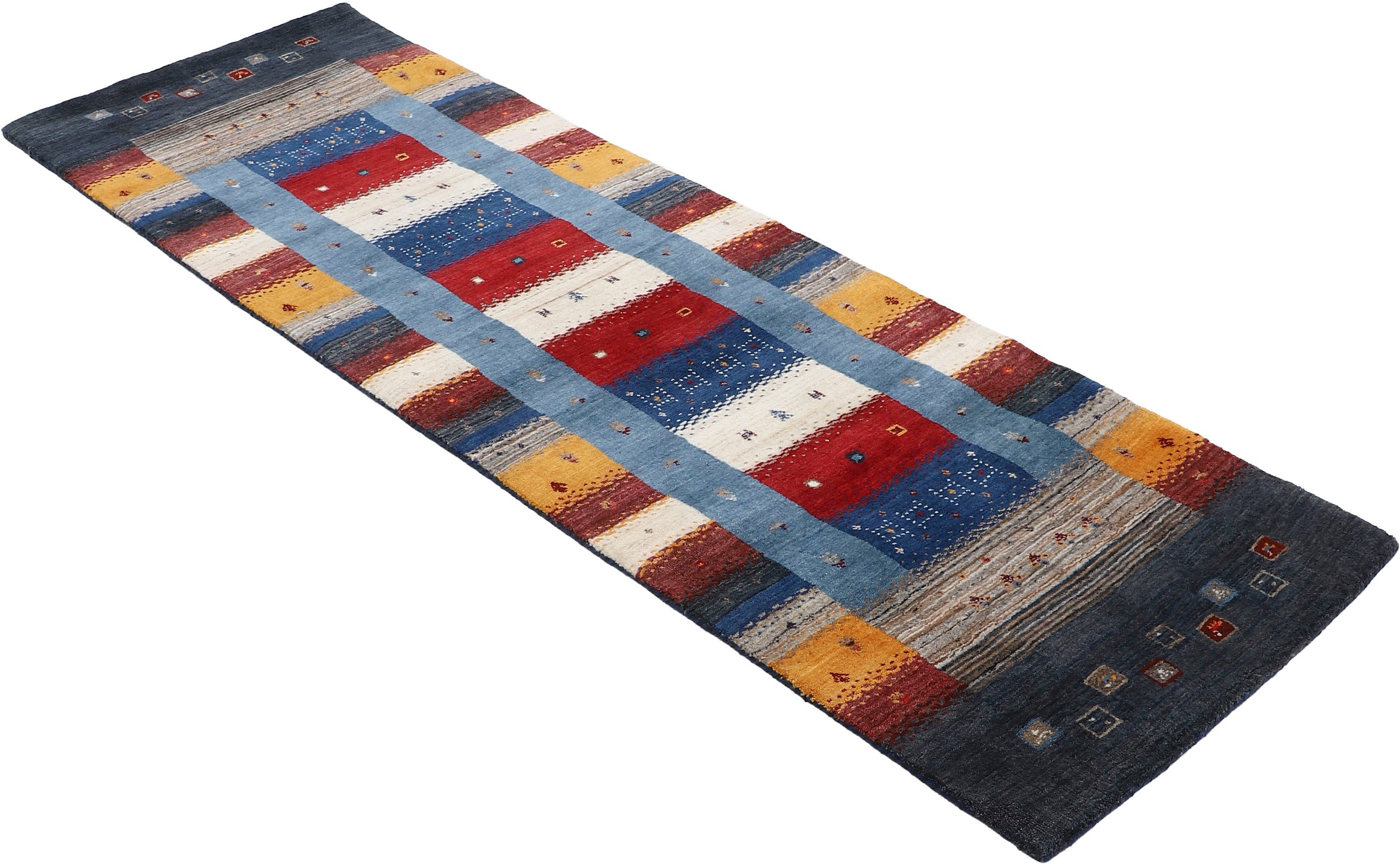 carpetfine Läufer »Gabbeh Don«, rechteckig, 15 mm Höhe, reine Wolle, sehr w günstig online kaufen