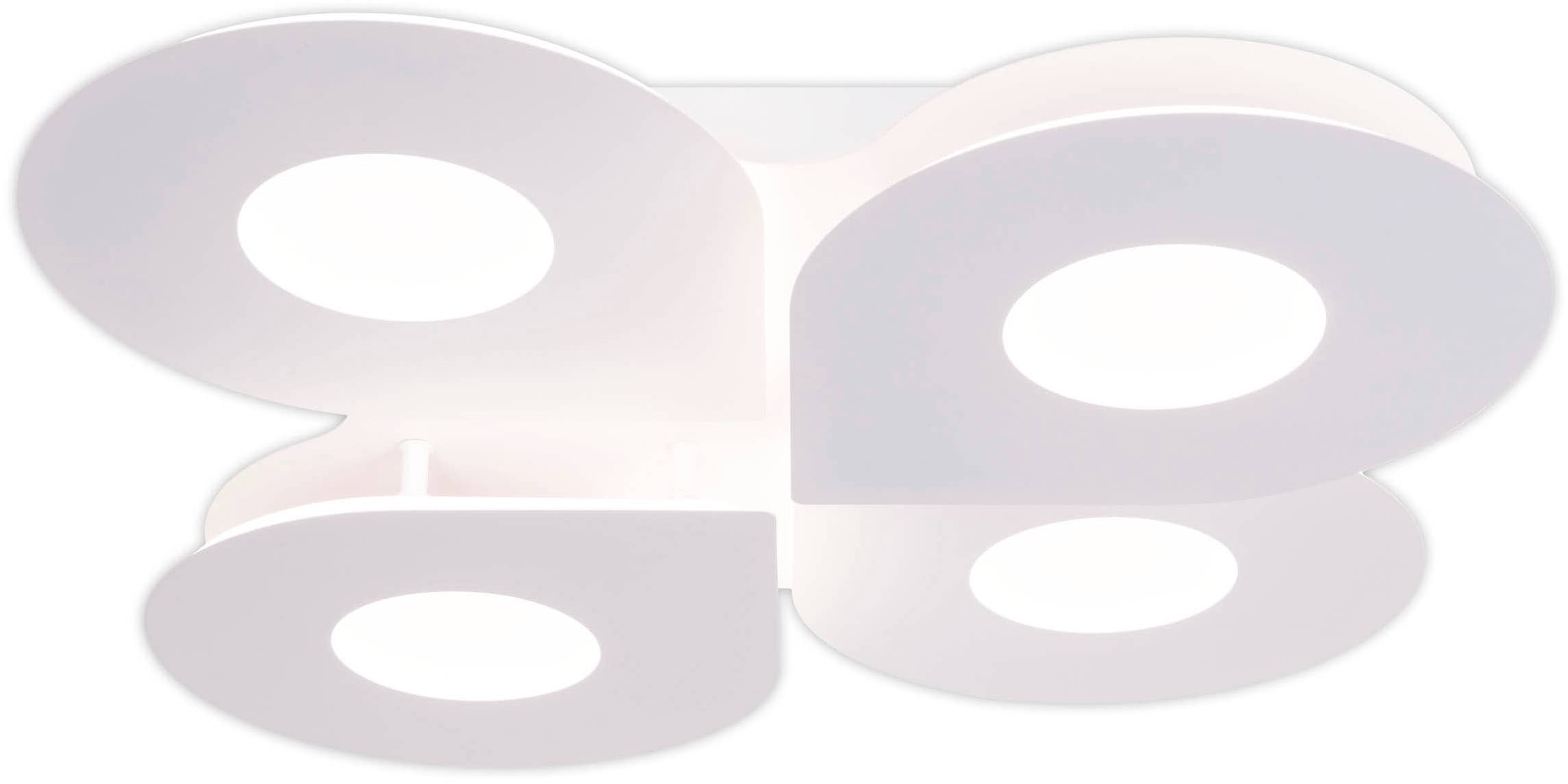 näve LED Deckenleuchte »Smilla«, 1 flammig, Leuchtmittel LED-Modul | LED fest integriert, weiß, Memory, Nachtlicht, CCT, dimmbar per Fernbedienung (inkl.)