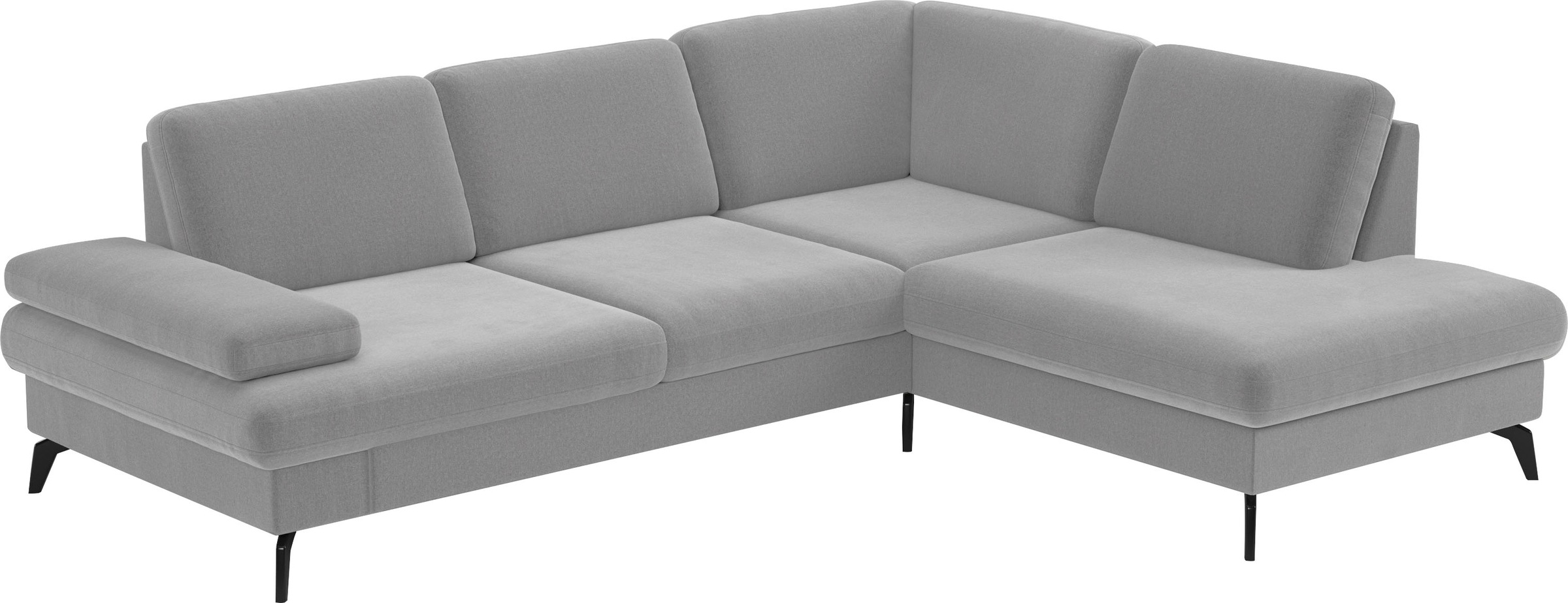 sit&more Ecksofa »Morris L-Form, inkl. Sitztiefenverstellung«, wahlweise mit Armteilverstellung, Bettfunktion & Bettkasten
