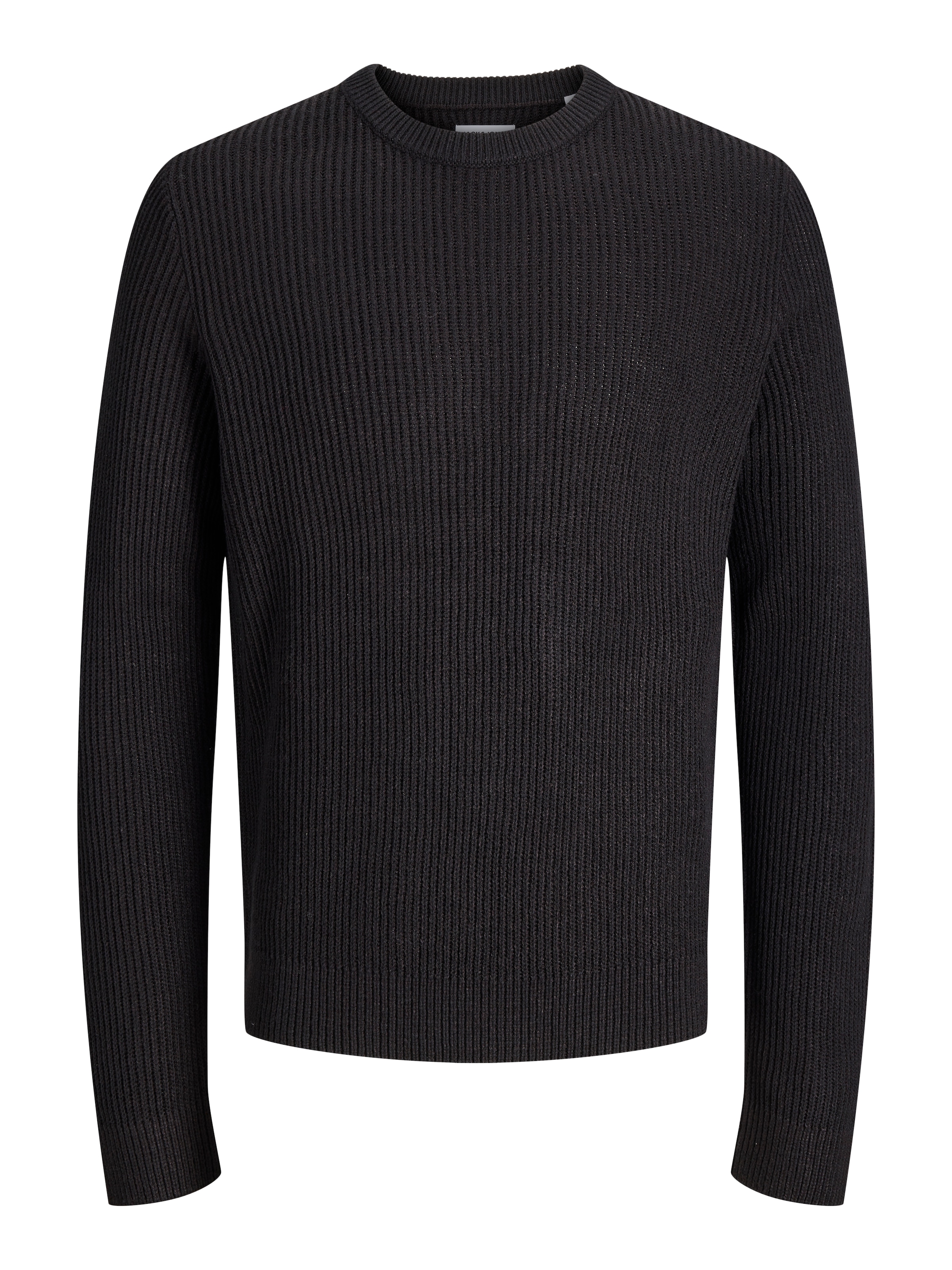 Jack & Jones Junior Rundhalspullover »JJPANNEL KNIT CREW NECK AW26 JNR« Materialmix, regular fit