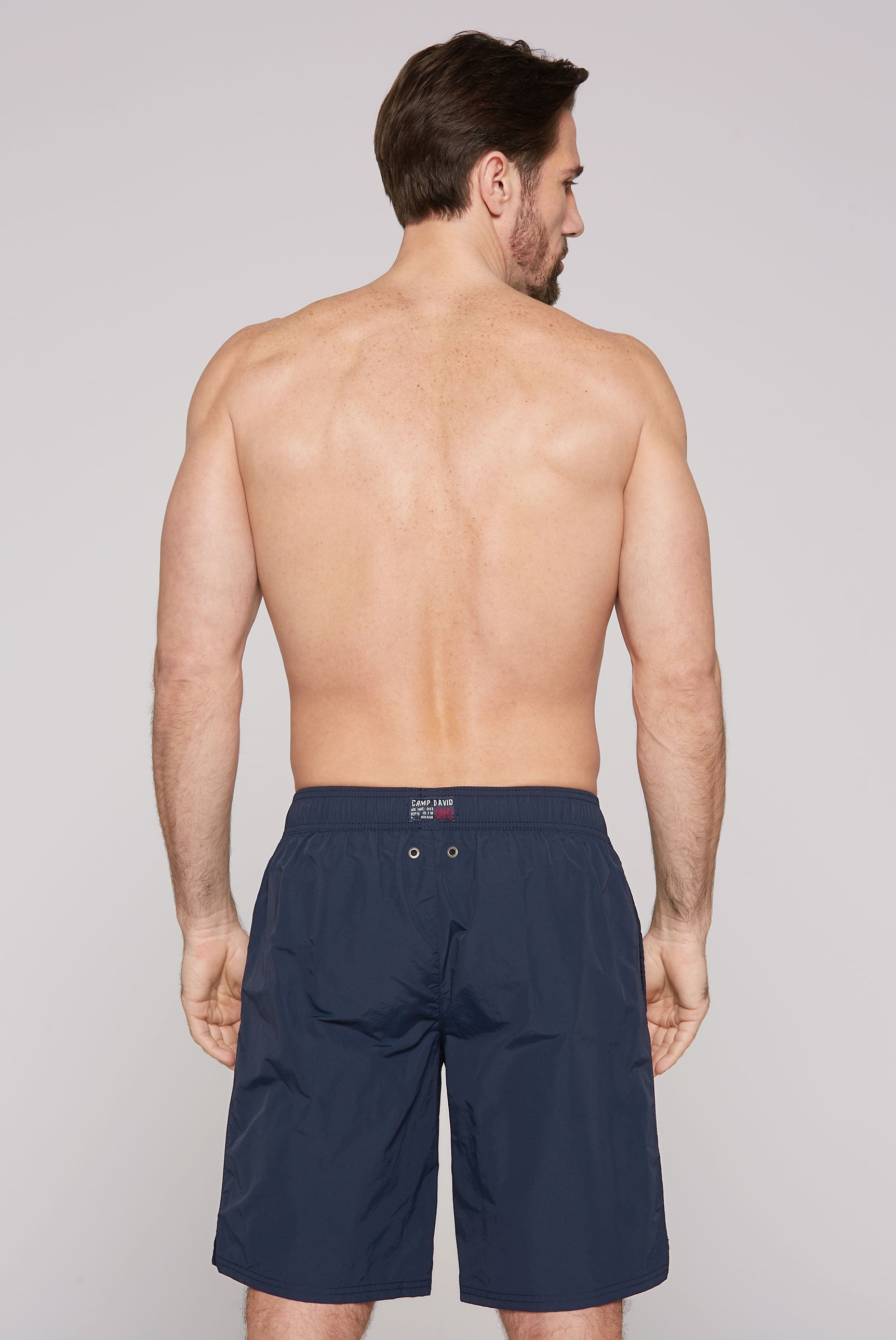 CAMP DAVID Badeshorts, mit Logo Schriftzug