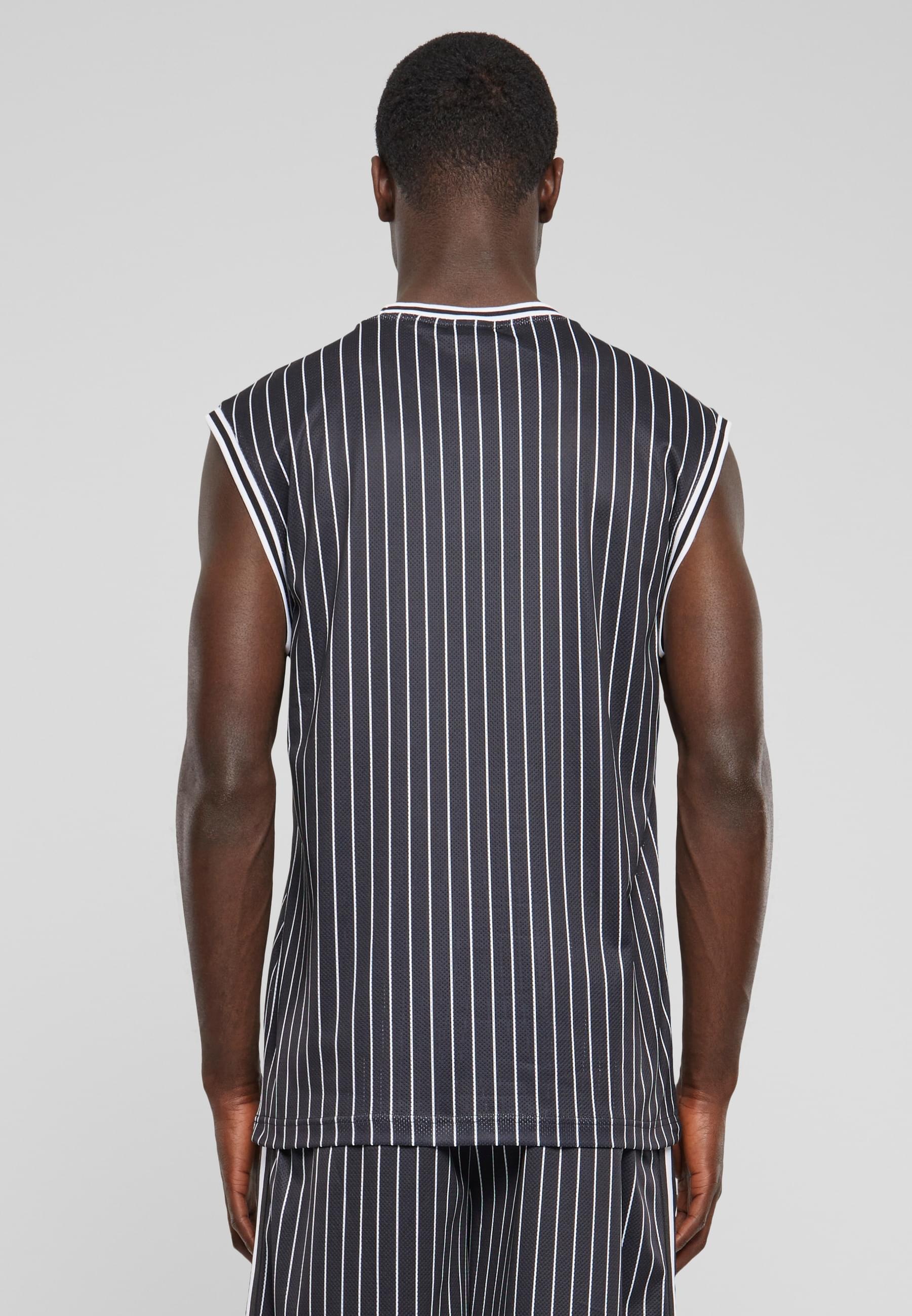 URBAN CLASSICS Tanktop »Urban Classics Striped Mesh Tanktop« 1 Stk.