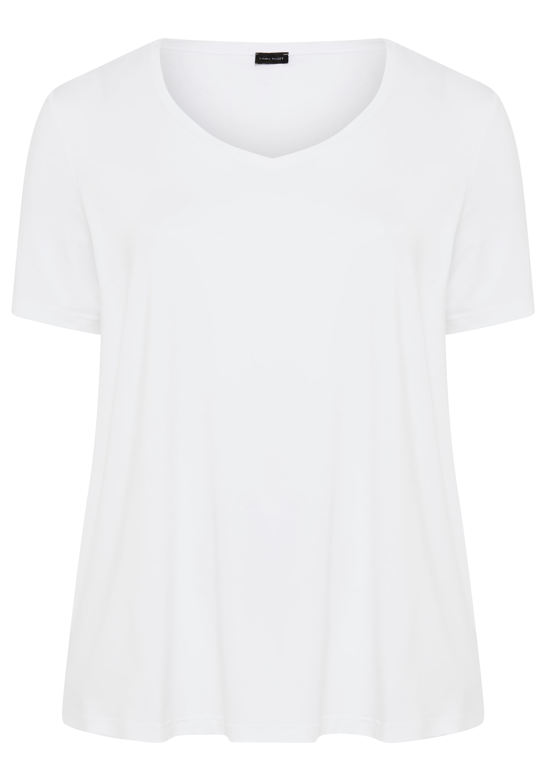 Laura Scott CURVE T-Shirt mit V-Ausschnitt aus fließender Viskose - GROSSE GRÖSSE