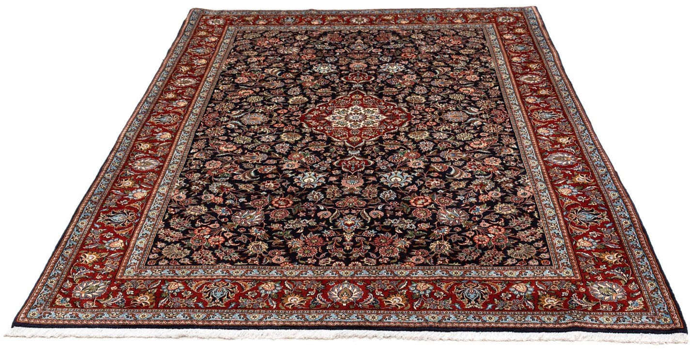 morgenland Wollteppich »Maschad Blumenmuster Beige 296 x 203 cm«, rechtecki günstig online kaufen