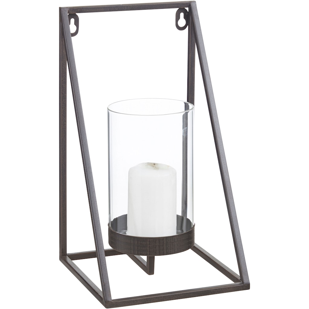 andas Wandkerzenhalter »Industrial Candleholder«, (1 St.), Industrial, modern, Metall, schwarz