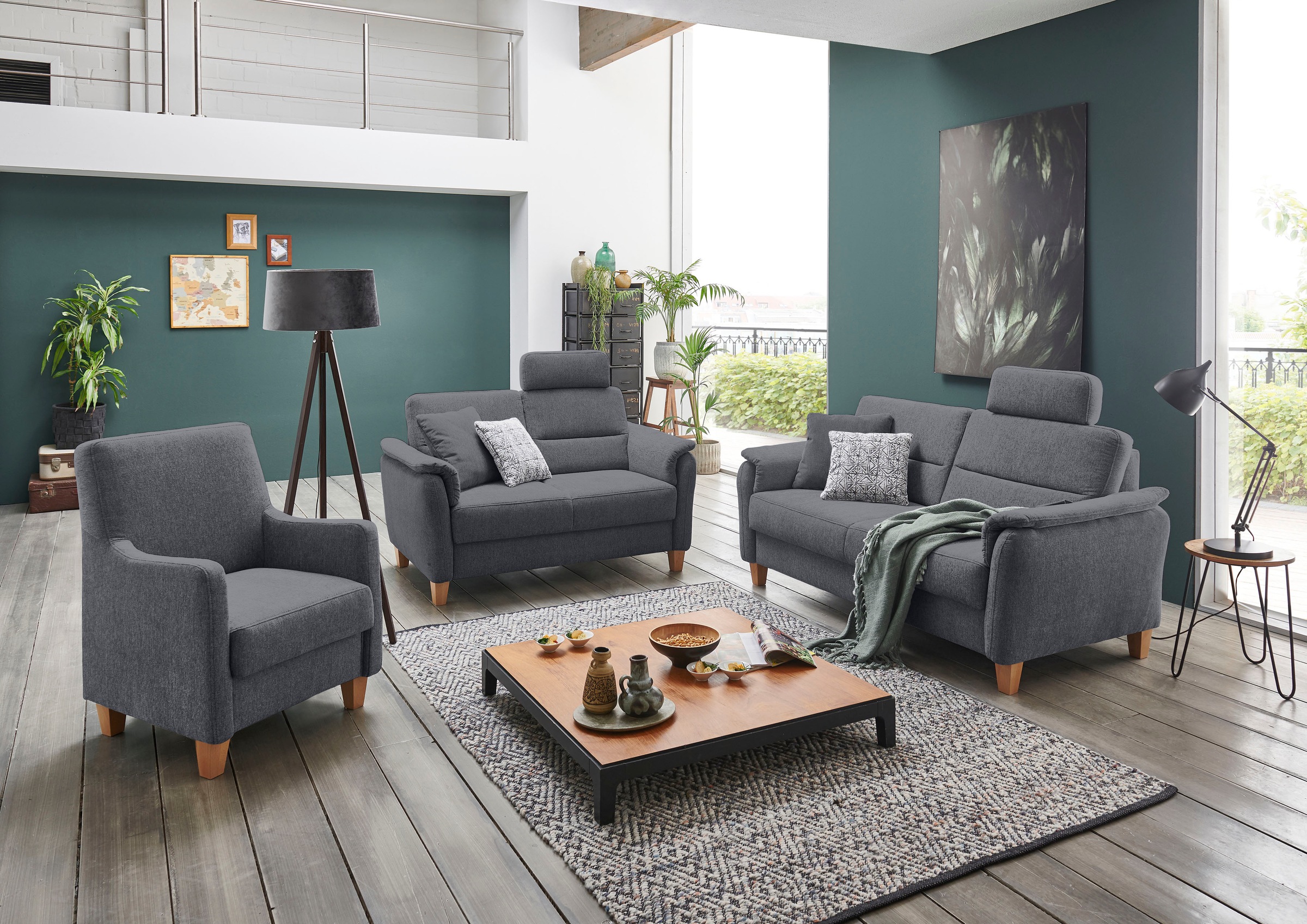 Home affaire Sessel »Palmera, B: 70 cm« mit Federkern günstig online kaufen