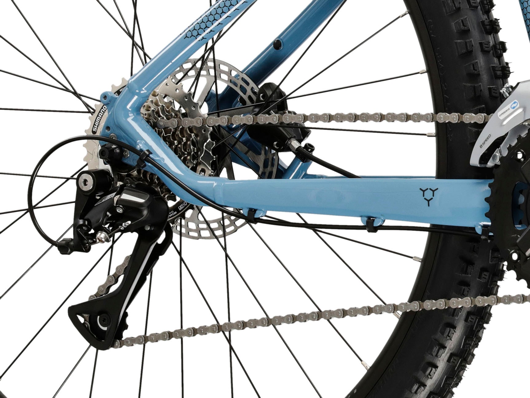 Kross Mountainbike »Hexagon 4.0«, 16 Gang, Shimano, ACERA M3020 Schaltwerk, Kettenschaltung
