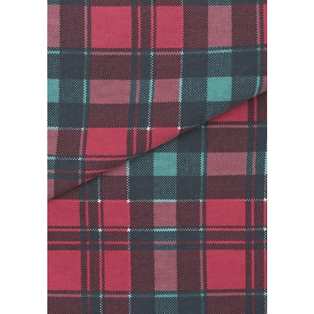 H.I.S Capri-Pyjama, (2 tlg., 1 Stück), mit karierter Hose und passendem  Basic-Shirt jetzt im %Sale