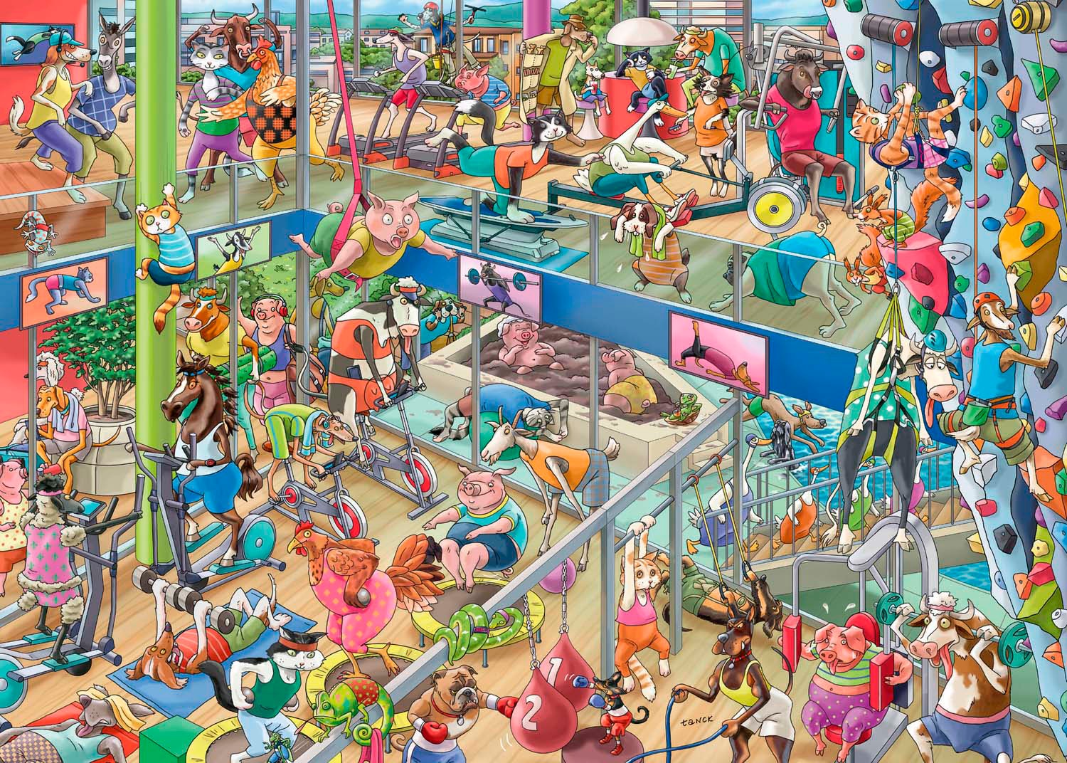 HEYE Puzzle »Pet Gym«, Made in Europe