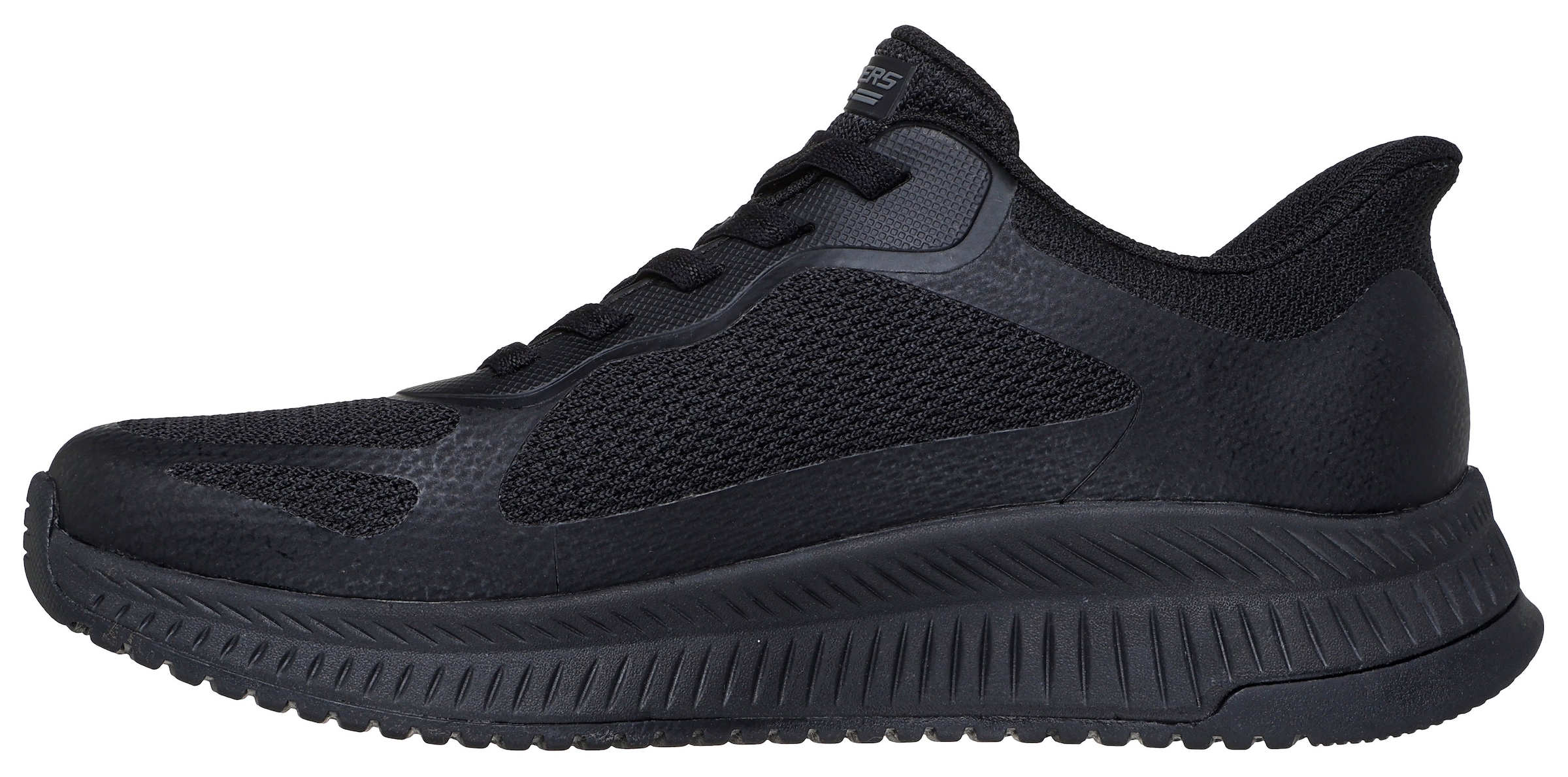 Skechers Slip-On Sneaker »BOBS SQUAD 4«, Slipper, Freizeitschuh, Halbschuh mit Memory Foam
