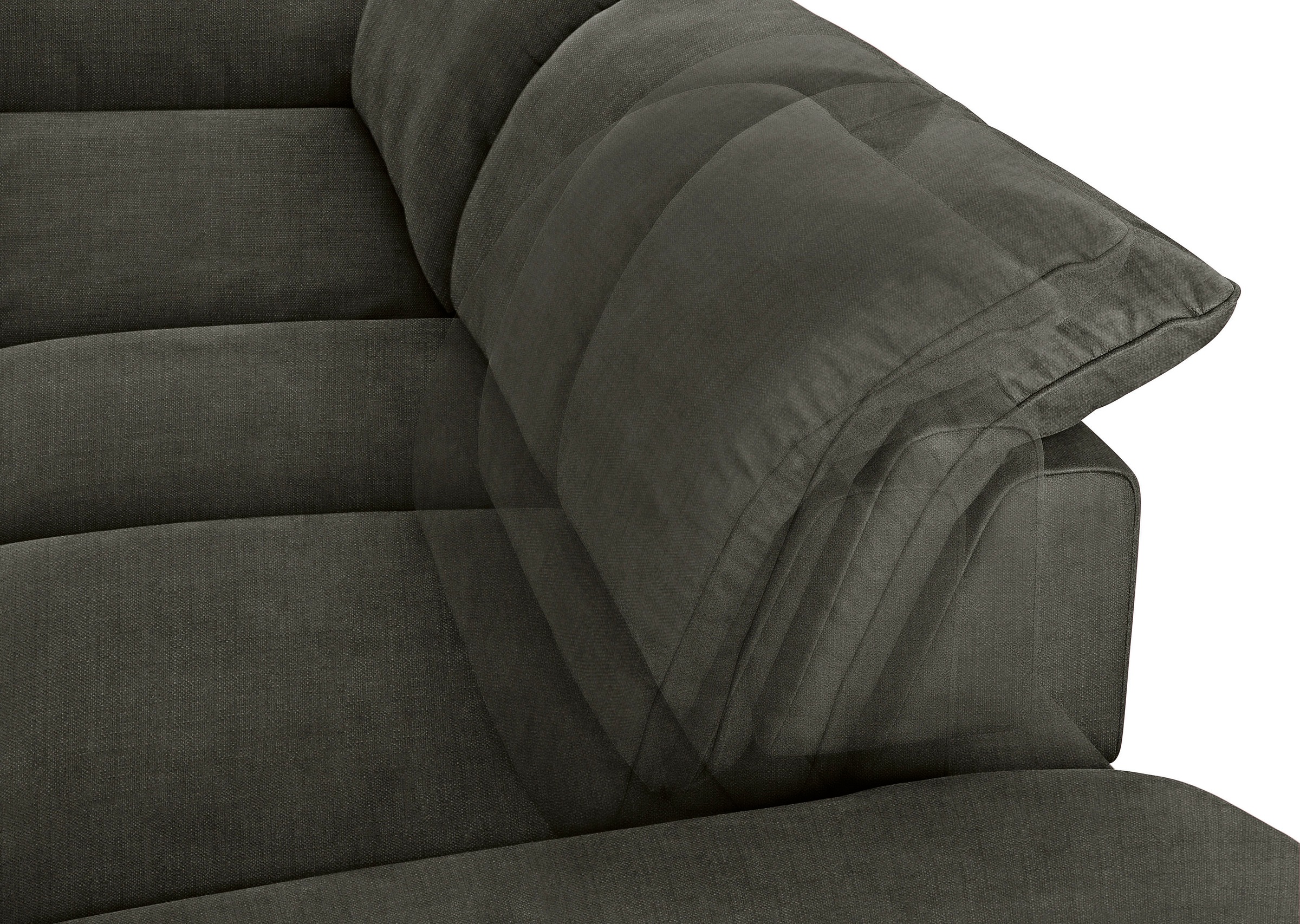 W.SCHILLIG Ecksofa »enjoy&MORE, Designsofa, bequem, zeitlos und elegant, L-Form«, Sitztiefenverstellung, Füße bronze pulverbeschichtet, Breite 310 cm