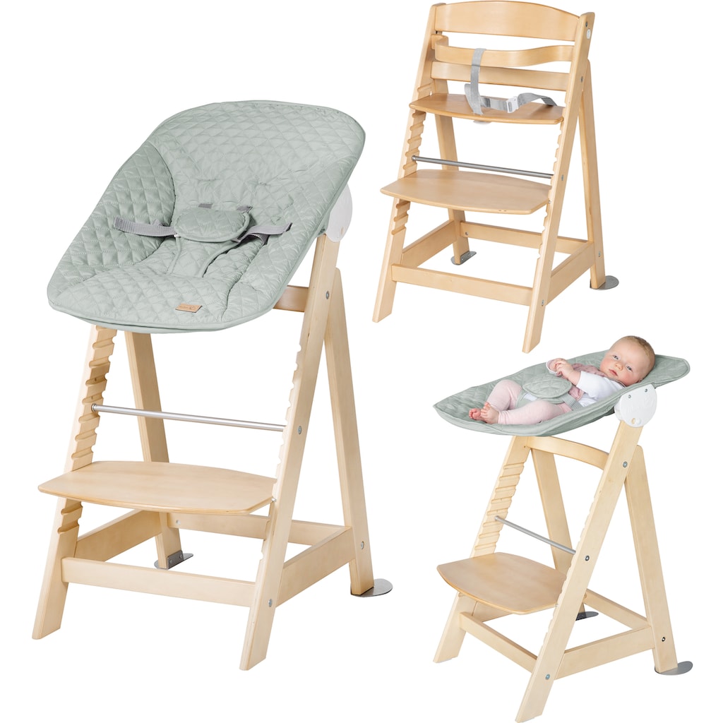 roba® Hochstuhl »Treppenhochstuhl 2-in-1 Set Style, Born Up«