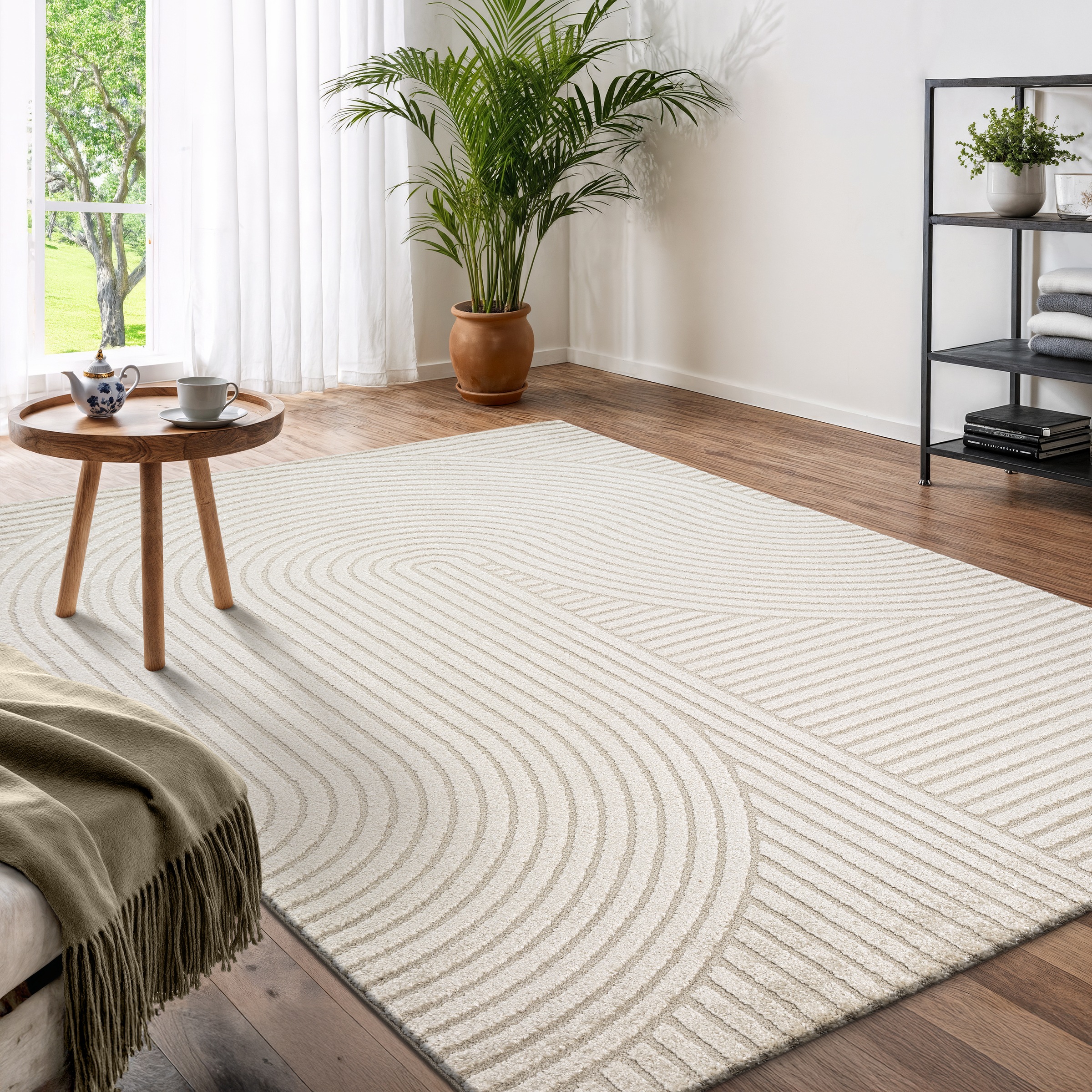 OTTO home Designteppich »Eliaan 3D Optik/Hoch-Tief Effekt« rechteckig 14 mm günstig online kaufen