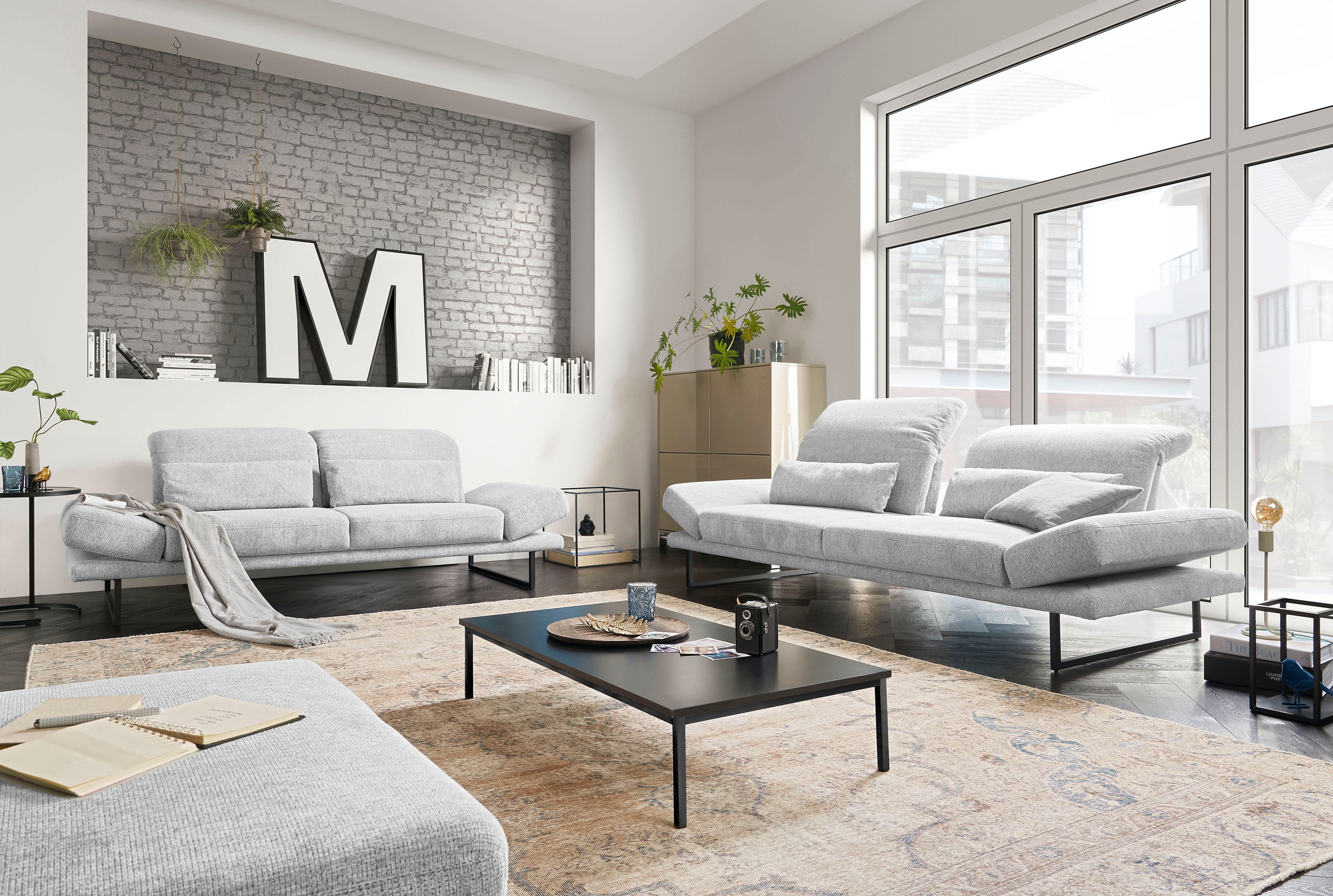 3C Candy 3-Sitzer »Mallow Designsofa mit Komfortfunktionen, modern und bequ günstig online kaufen