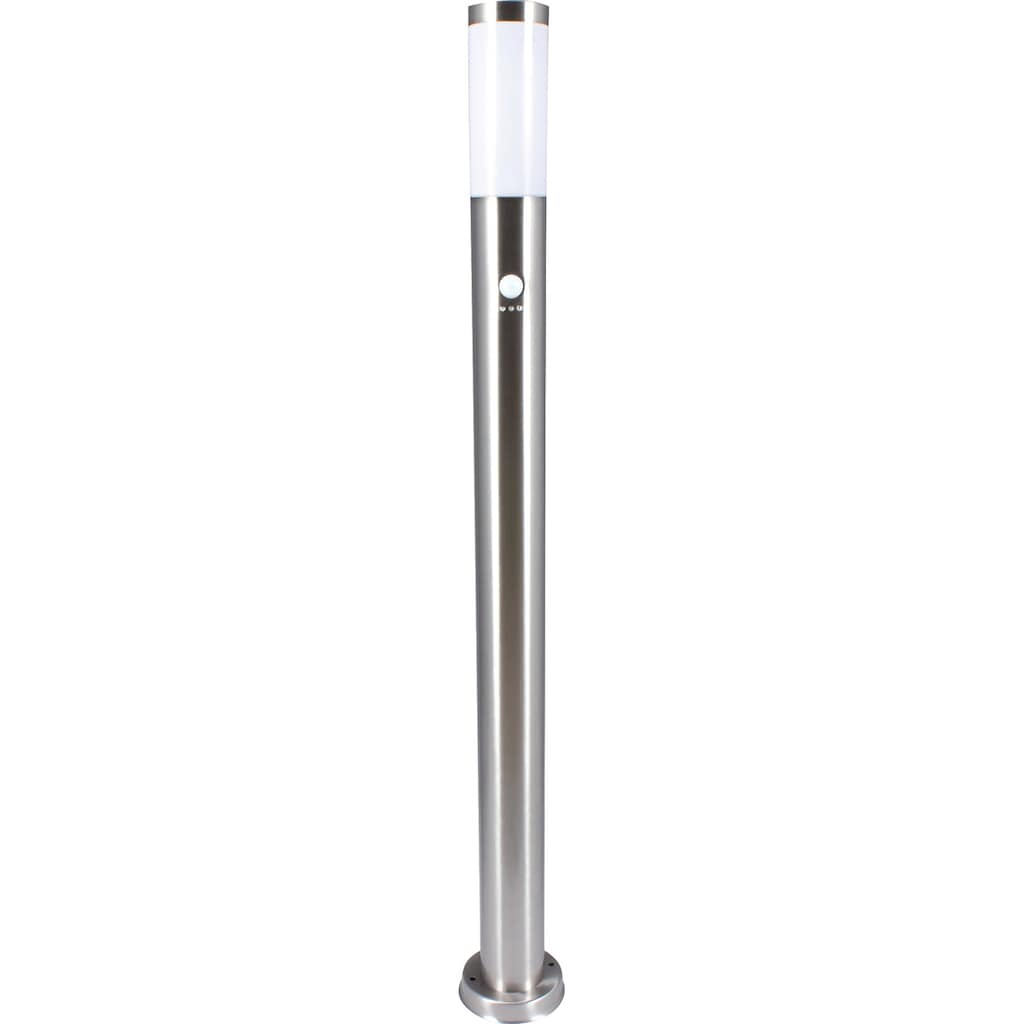 HEITRONIC Sockelleuchte »Larisa«, 1 flammig-flammig, Standleuchte, Außenlampe, mit integriertem Bewegungsmelder, Edelstahl