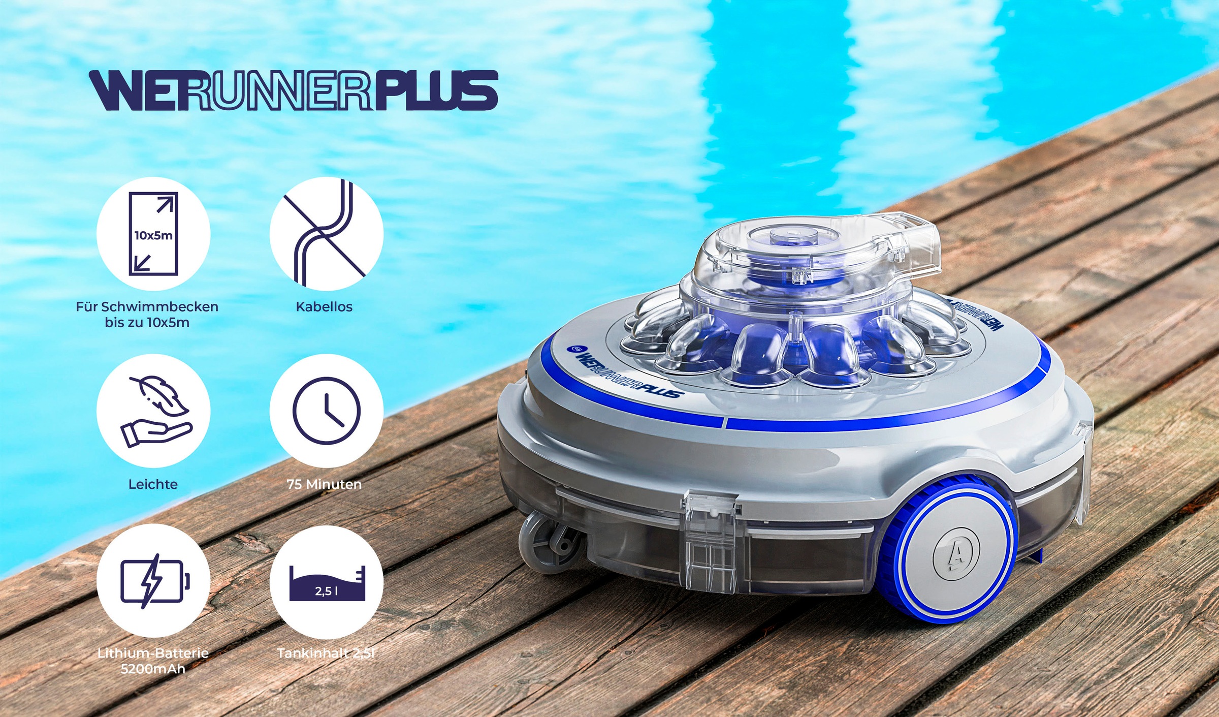 Gre Poolroboter »Wet Runner Plus«
