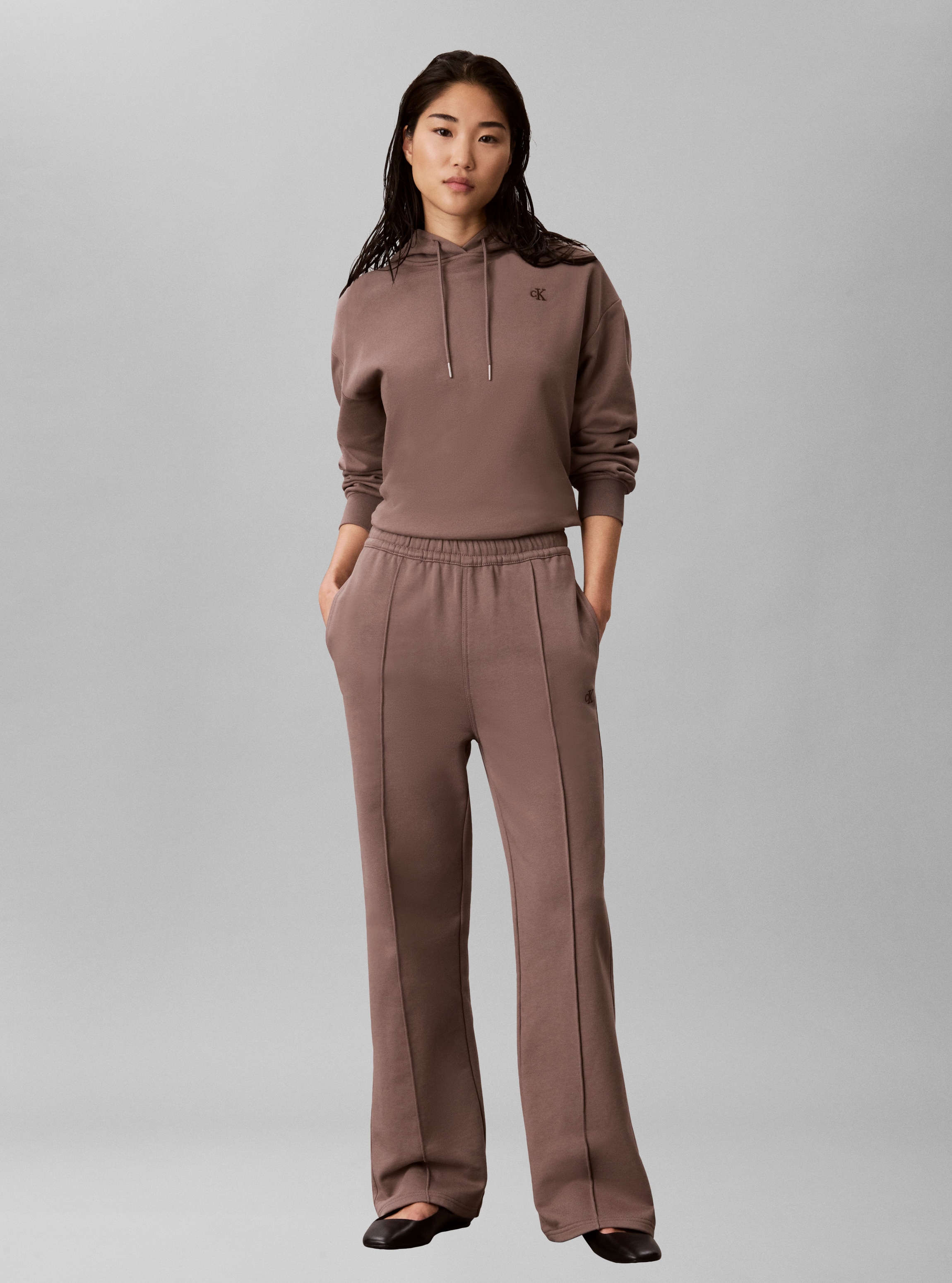 Calvin Klein Kapuzensweatshirt »MONOGRAM RELAXED FRENCH TERRY«, Relaxed fit mit Kapuze
