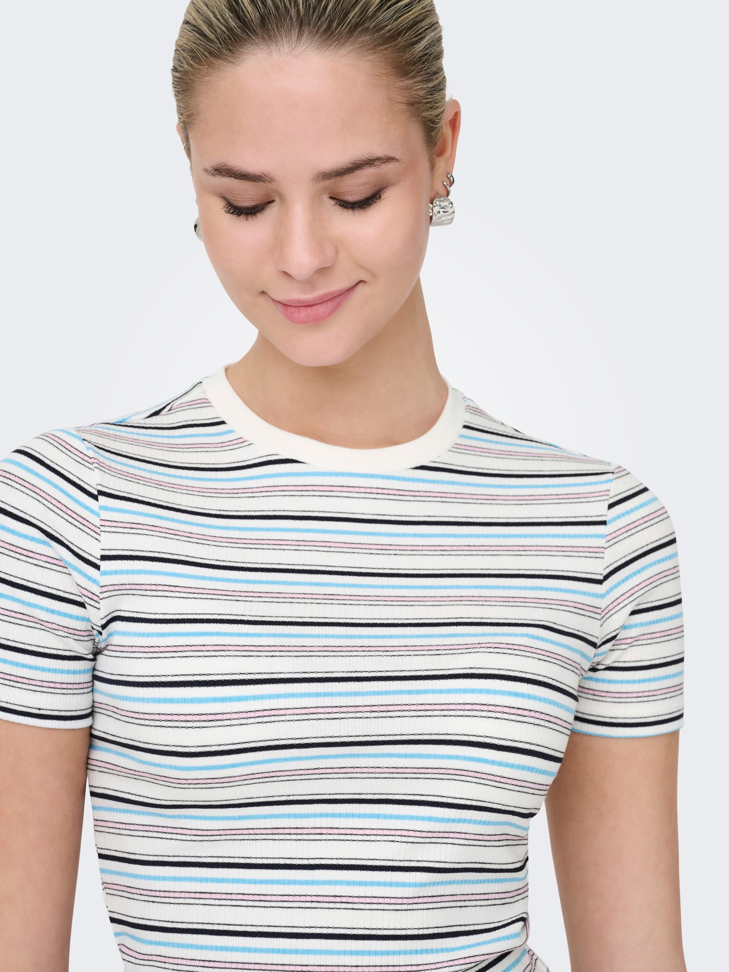 ONLY Kurzarmshirt »ONLLUPE S/S STRIPE TEE JRS«