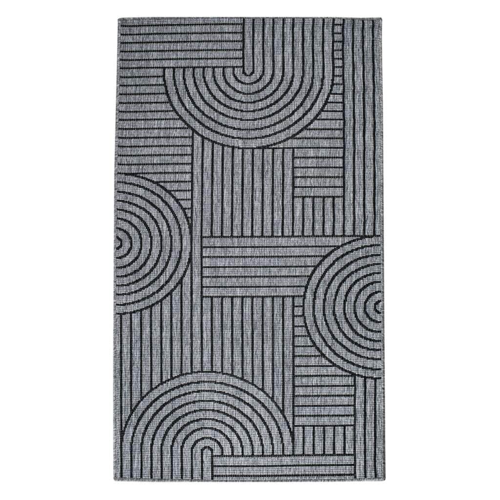 Carpet City Outdoorteppich »DUO RUG 5842«, rechteckig, 5 mm Höhe, Wendeteppich Wetterfest In- & Outdoor, Balkon, Terrasse, Wohnzimmer