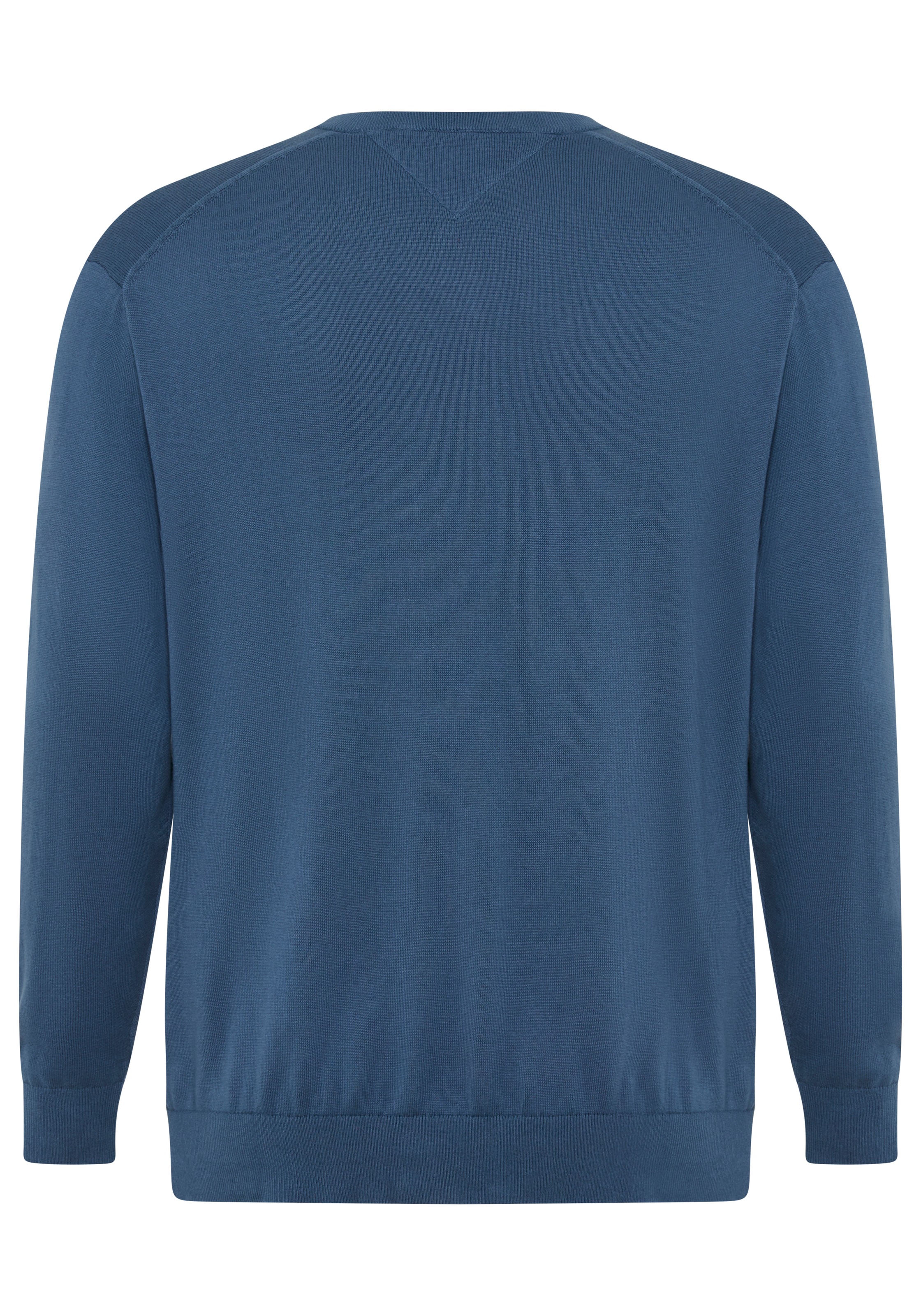 Tommy Hilfiger Big & Tall V-Ausschnitt-Pullover »BT-ESSENTIAL COTTON« Rippbündchen am Ärmel, Saum und Ausschnitt,  Große Größen, normale Passform