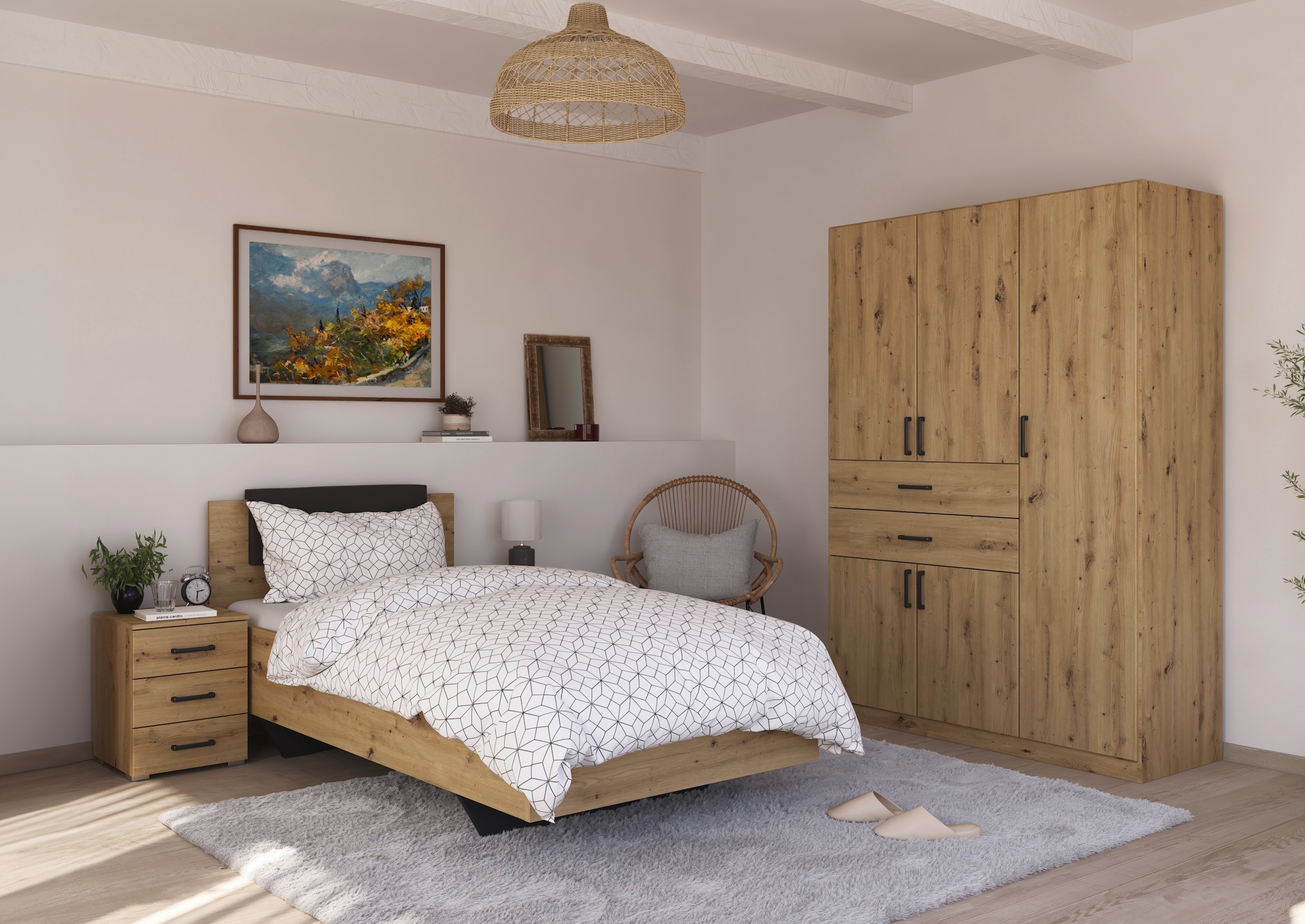 rauch Nachtkommode »Maika« 3 Schubladen mit großzügigem Stauraum