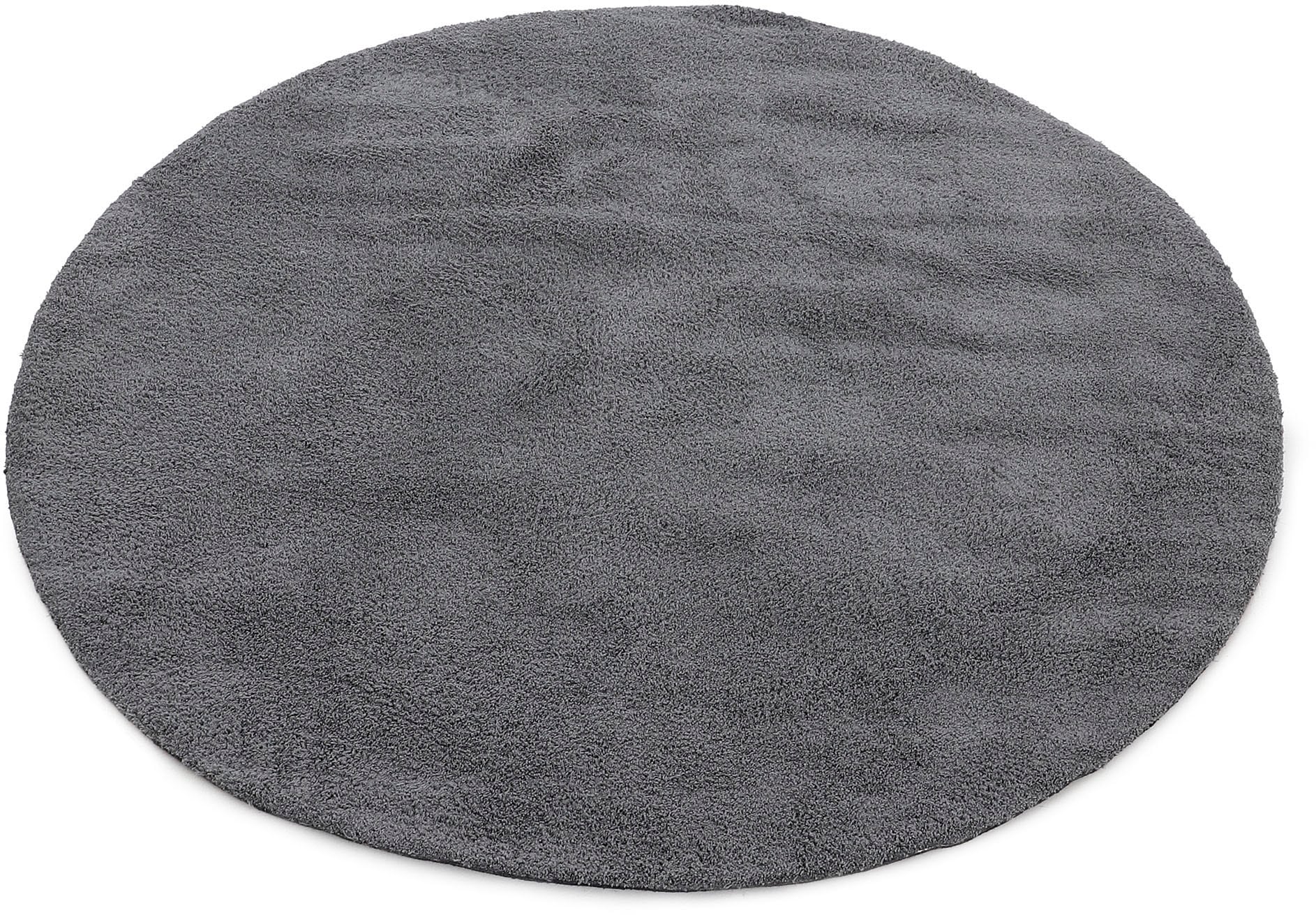 carpetfine Teppich »Silky«, rund, 20 mm Höhe, Shaggy, Langflor, uni, besond günstig online kaufen