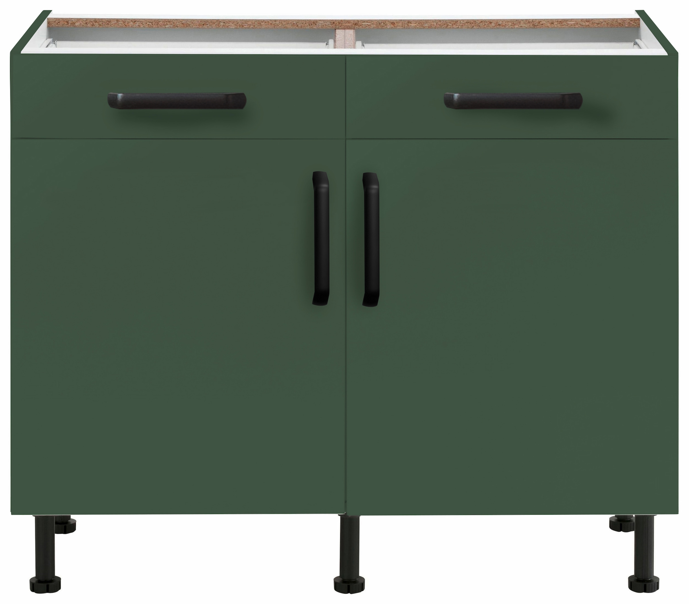 wiho Küchen Unterschrank »Simi«, Soft-Close-Funktion in Schubkästen und Auszügen, verstellbare Füße