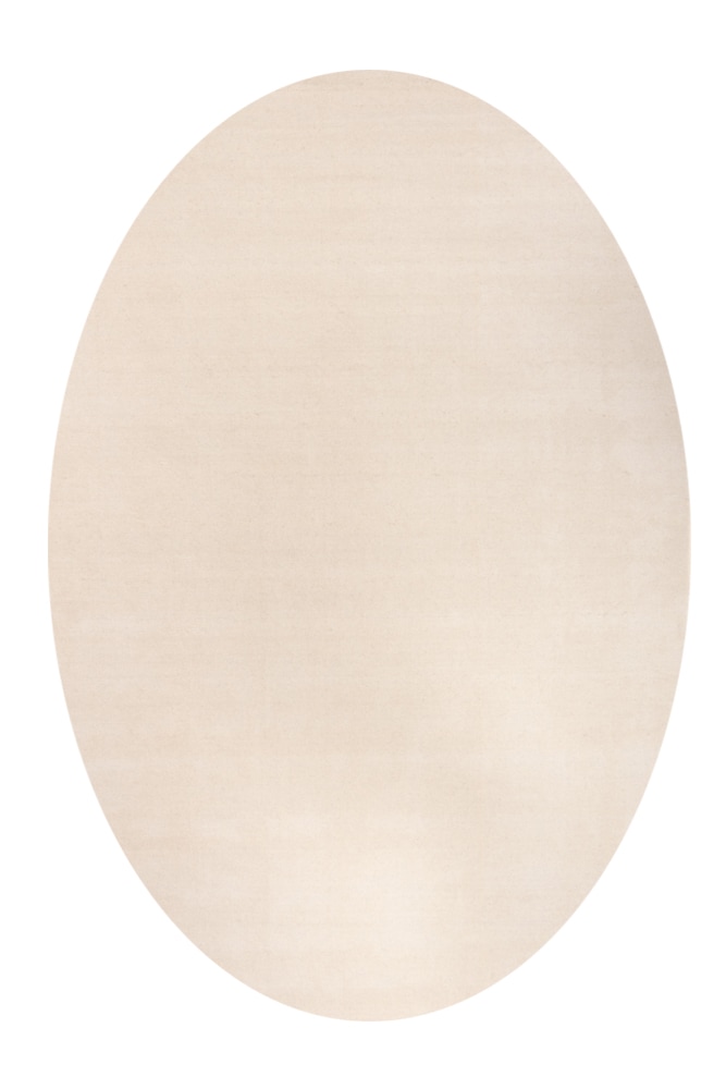 morgenland Wollteppich »Uni - Gabbeh Teppich - Softy«, oval, 1,6 mm Höhe, Gabbeh Optik, Uni Farben, reine Wolle, sehr weicher Flor, Wohnzimmer