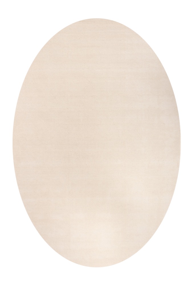 morgenland Wollteppich »Uni - Gabbeh Teppich - Softy«, oval, 1,6 mm Höhe, G günstig online kaufen
