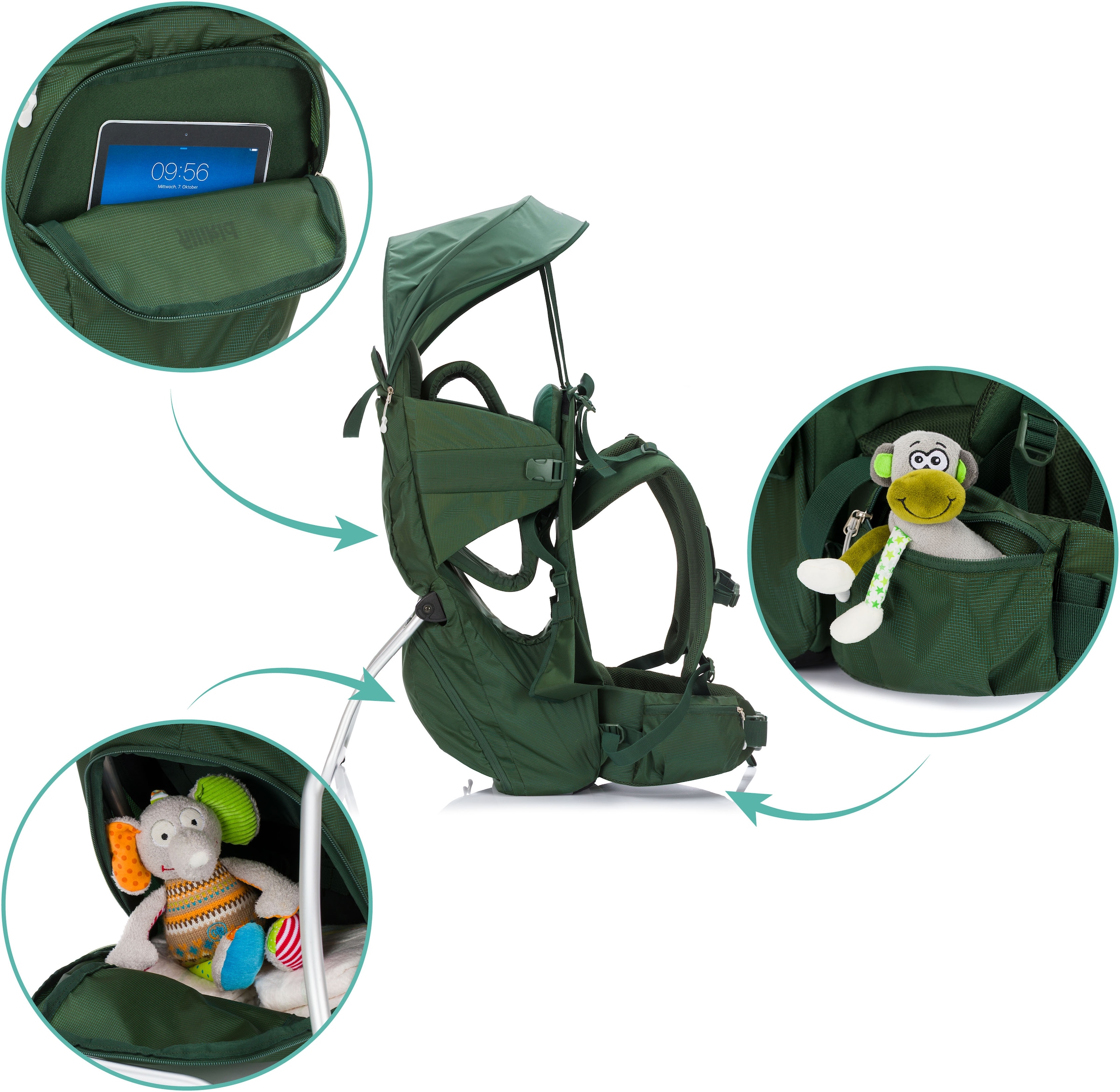 Fillikid Rückentrage »Trekking« bis 18 kg