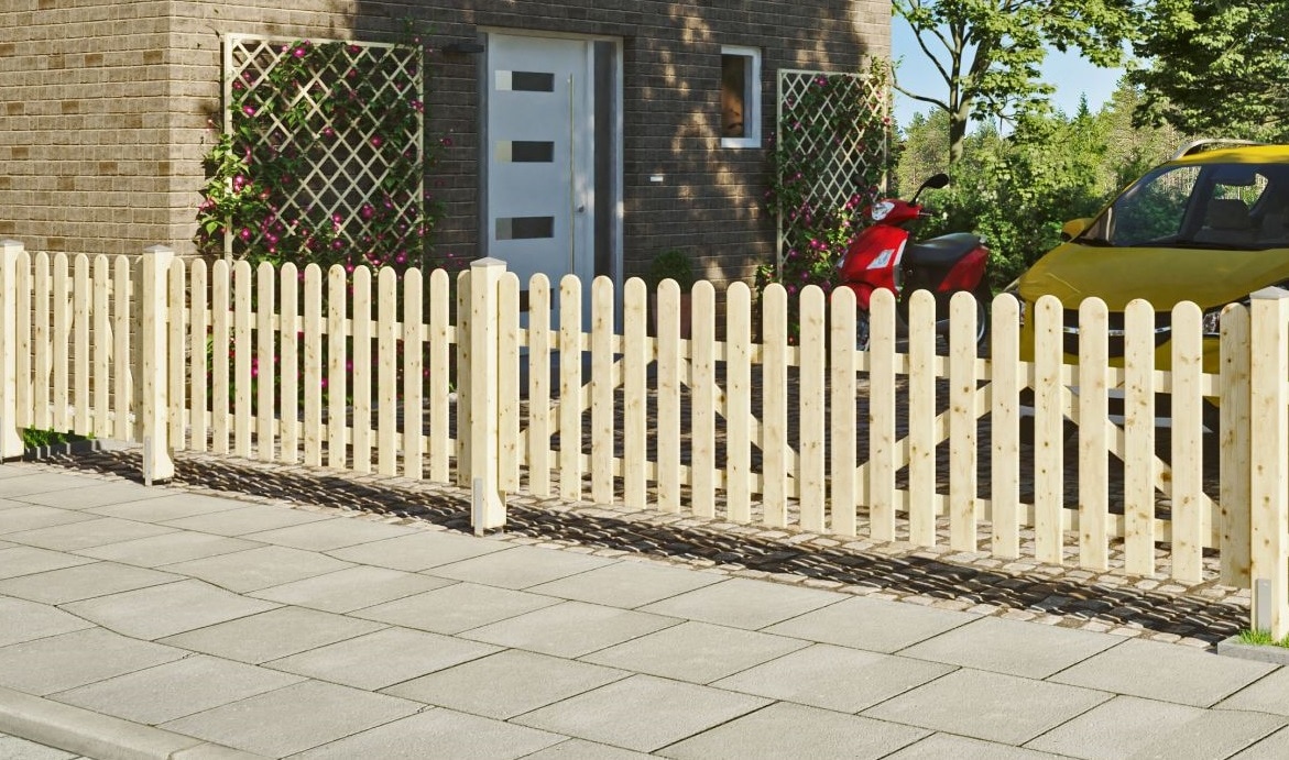 Tetzner & Jentzsch Gartentor »Houston« BxT: 300x80 + Tür 100x80 cm