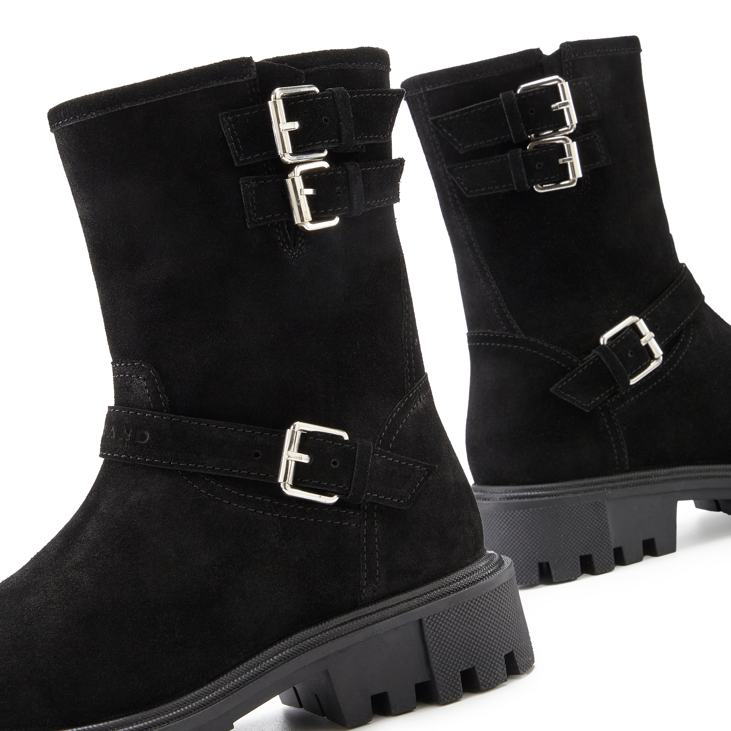 Elbsand Stiefelette »Stiefel, Boots, Bikerboots«  aus Leder mit trendigen Zierschnallen