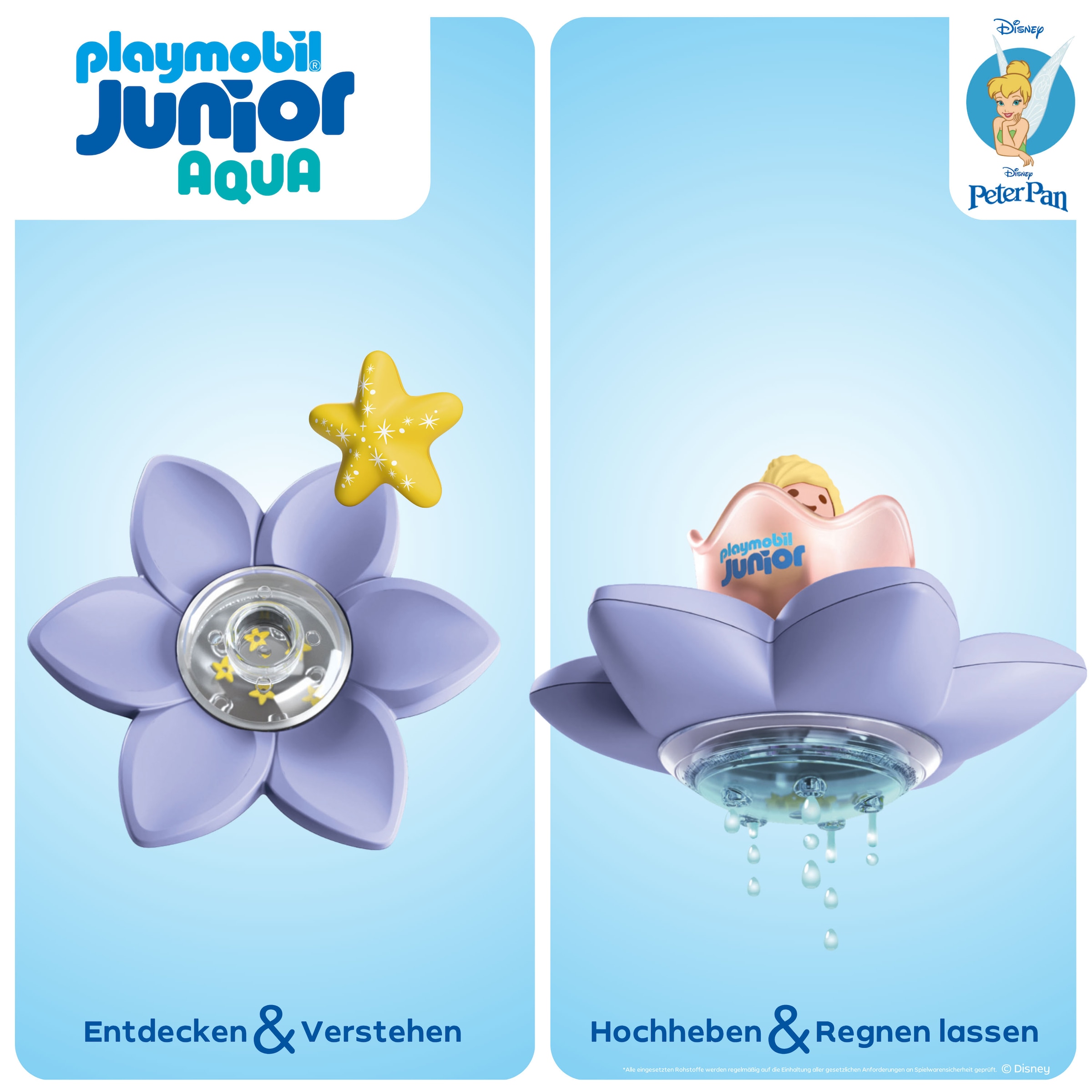 Playmobil® Konstruktions-Spielset »Tinkerbells magische Feen-Schwimmblume (71772), JUNIOR & Disney«, (4 St.), Made in Europe