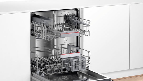 5. Bild von BOSCH teilintegrierbarer Geschirrspüler »SMI4HAS48E«, Serie 4, SMI4HAS48E, 13 Maßgedecke