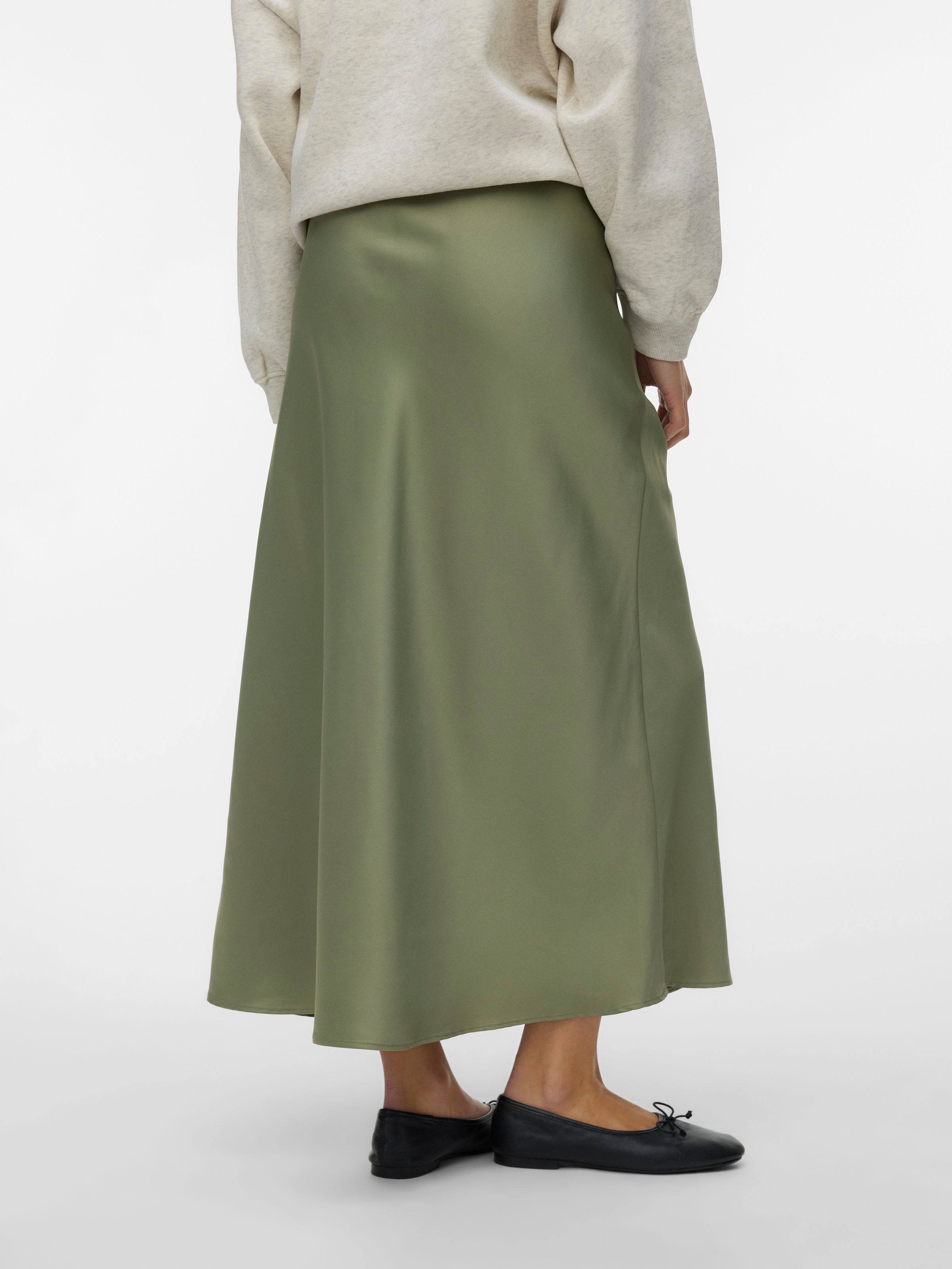 Vero Moda A-Linien-Rock »VMMERLE ANKLE SKIRT WVN GA NOOS« Kunstfaser