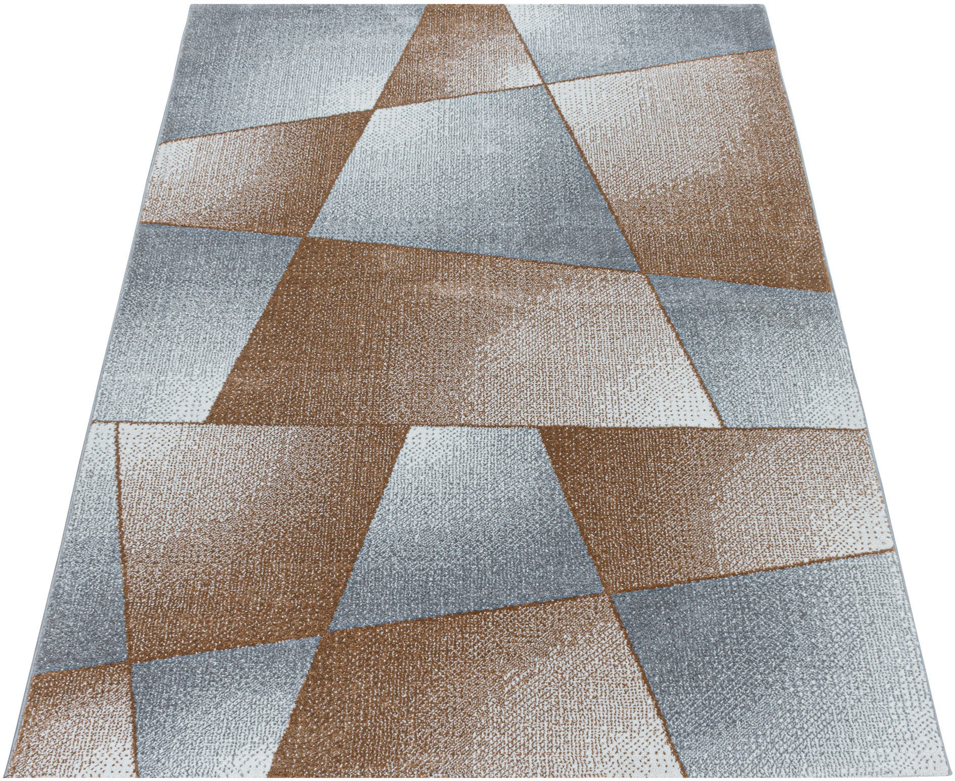 Ayyildiz Teppiche Teppich »RIO 4603«, rechteckig, 8 mm Höhe, Pflegeleicht / Strapazierfähig / Trend Colors/ Wohnzimmer