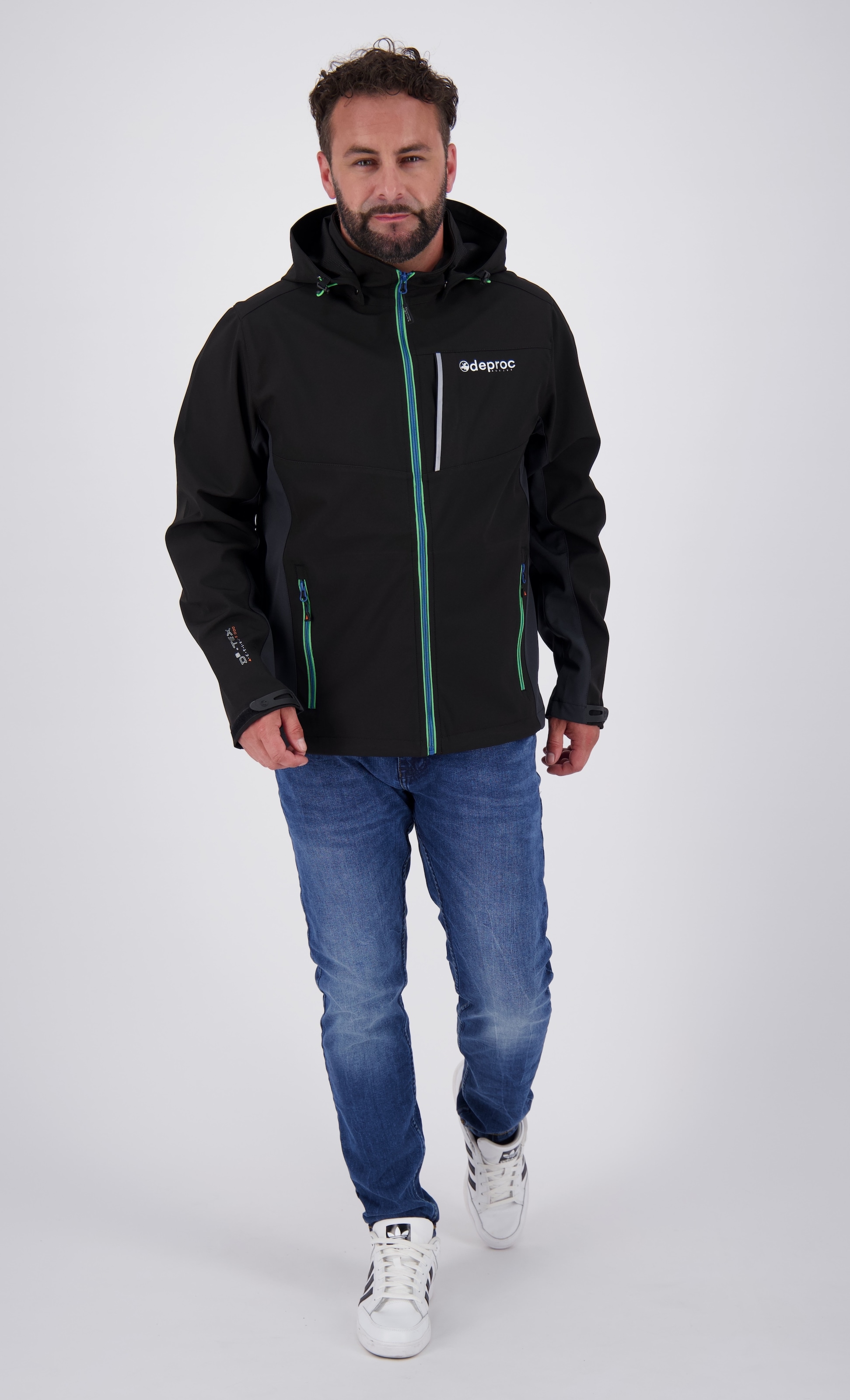 DEPROC Active Softshelljacke »NUNAVUT MEN II«, auch in Großen Größen erhältlich