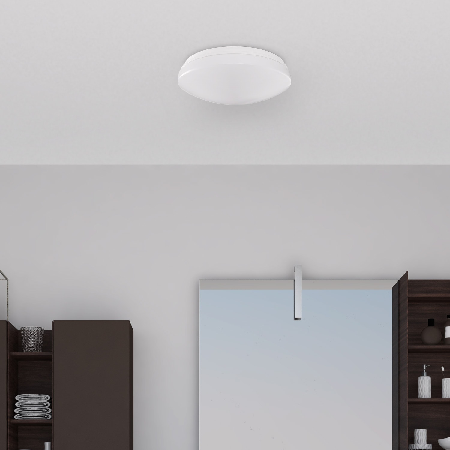 Paco Home Wandleuchte LED Bad IP44 bestellen Weiß Wasserfest Lampe »KENU«, dimmbar Deckenleuchte Wohnzimmer online