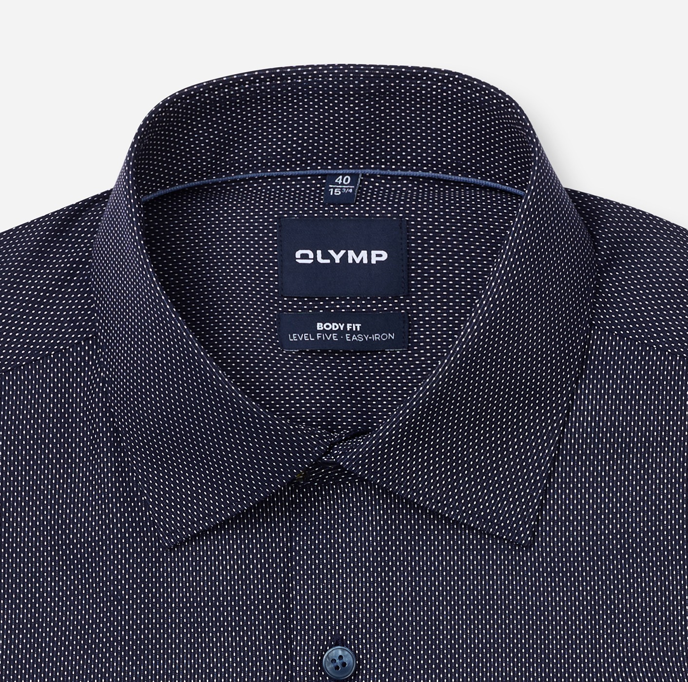 OLYMP Businesshemd »Level Five body fit« mit Minimal-Punkt-Print