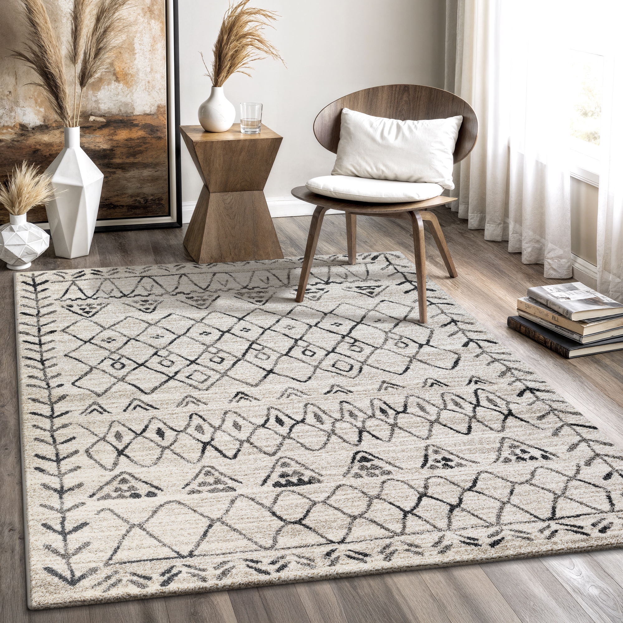 Sanat Teppich »Boho 8200« rechteckig 10 mm Höhe Kurzflor, robust, Boho, Sca günstig online kaufen