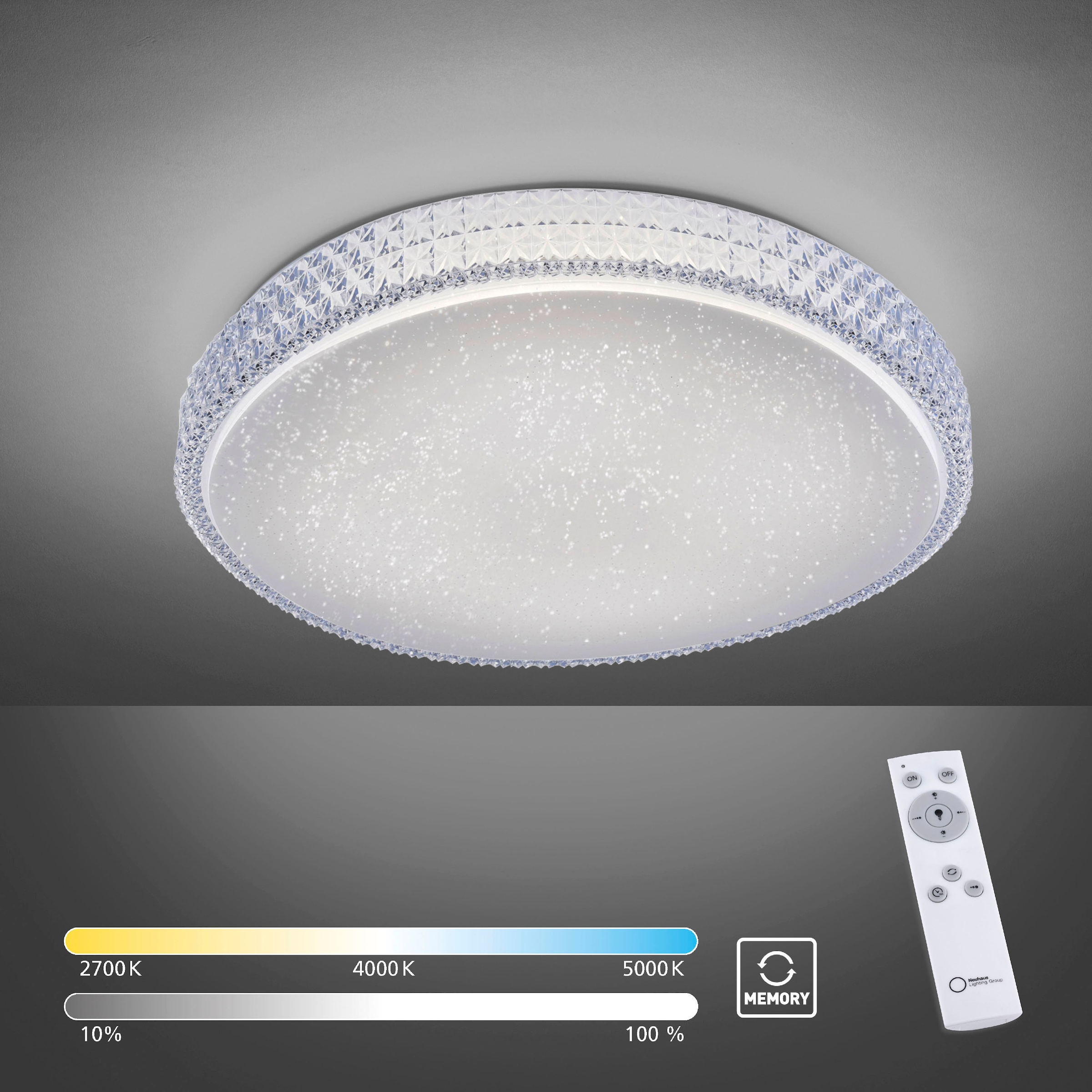 JUST LIGHT Deckenleuchte »FRIDA«, 1 flammig, Leuchtmittel LED-Board   LED f günstig online kaufen