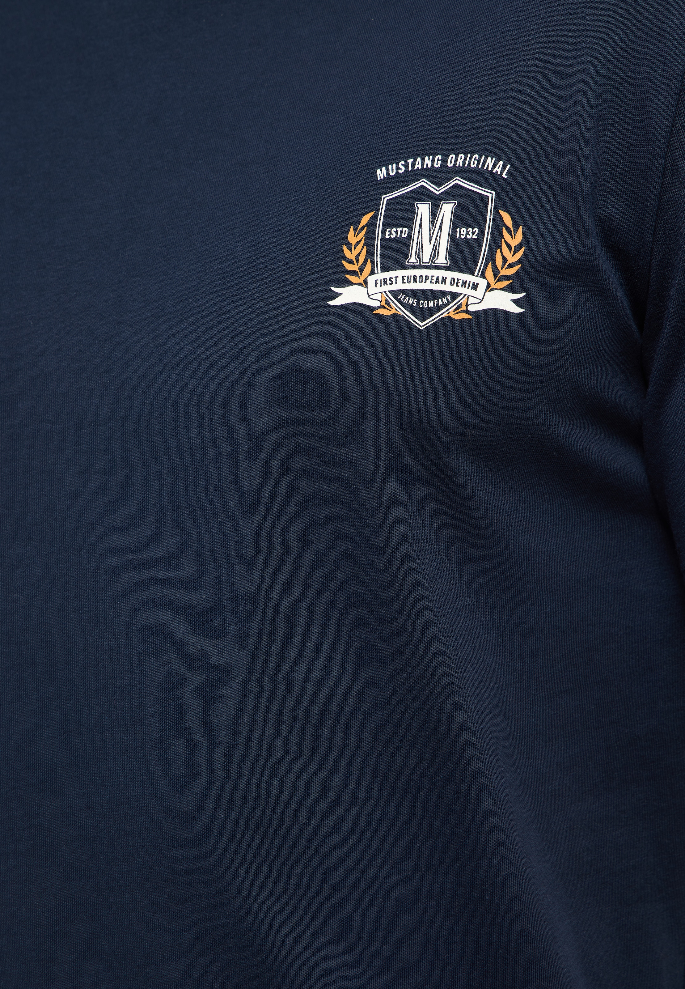 MUSTANG Kurzarmshirt »Style Austin« Markenprint