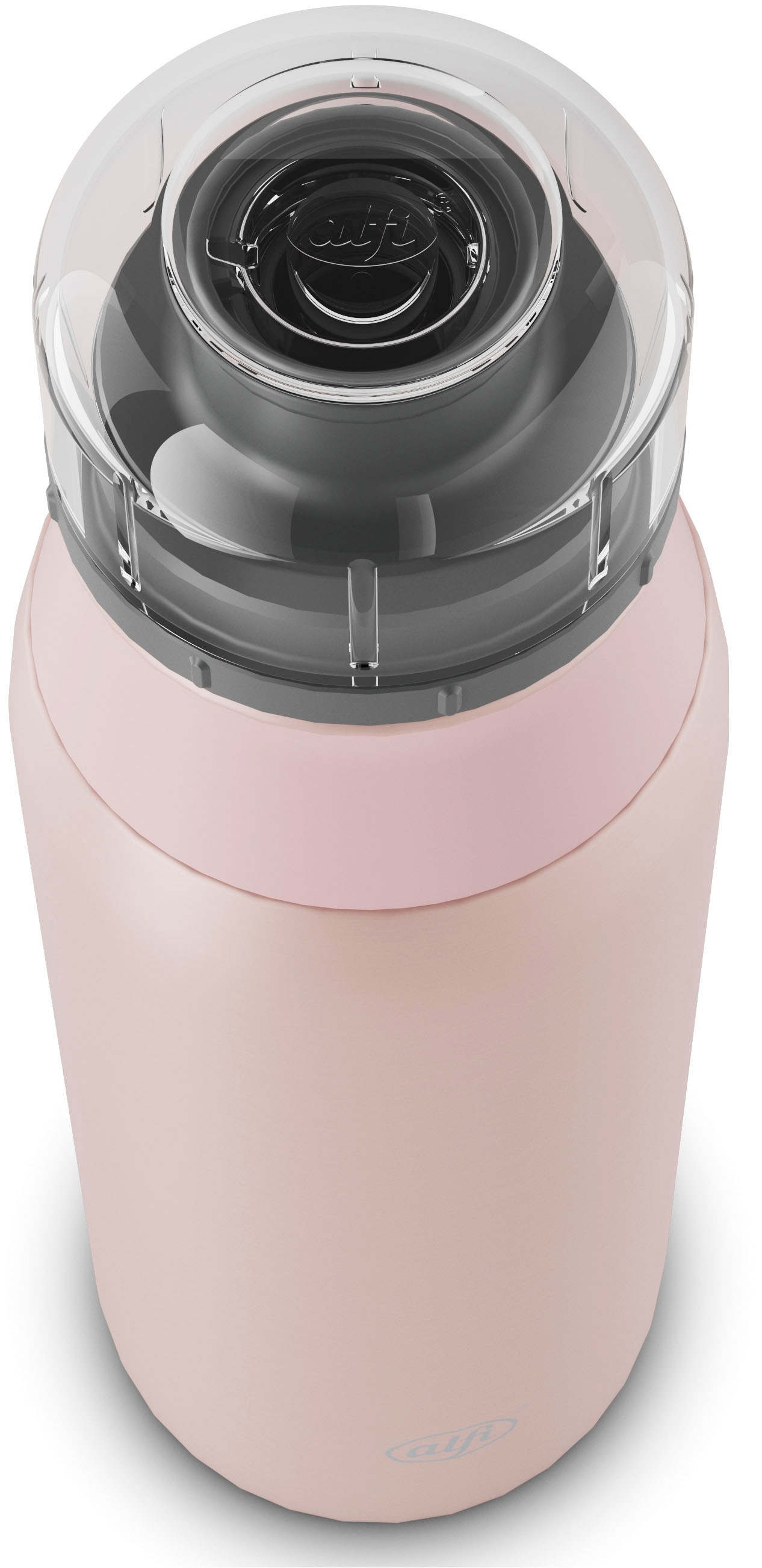 Alfi Trinkflasche »ELEMENT BOTTLE,  Edelstahlkörper, spülmaschinenfest« 0,6l, Free-Flow Trinksystem mit intuitivem Schraubverschluss