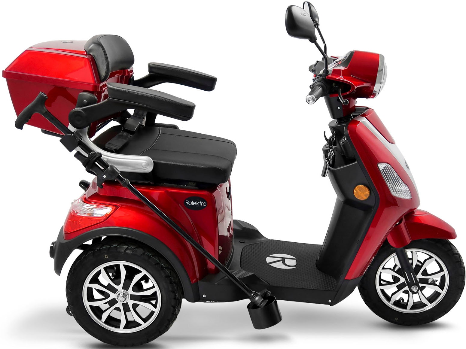 Rolektro Elektromobil »Rolektro E-Trike 15 V.3 Lithium«, (mit Topcase)