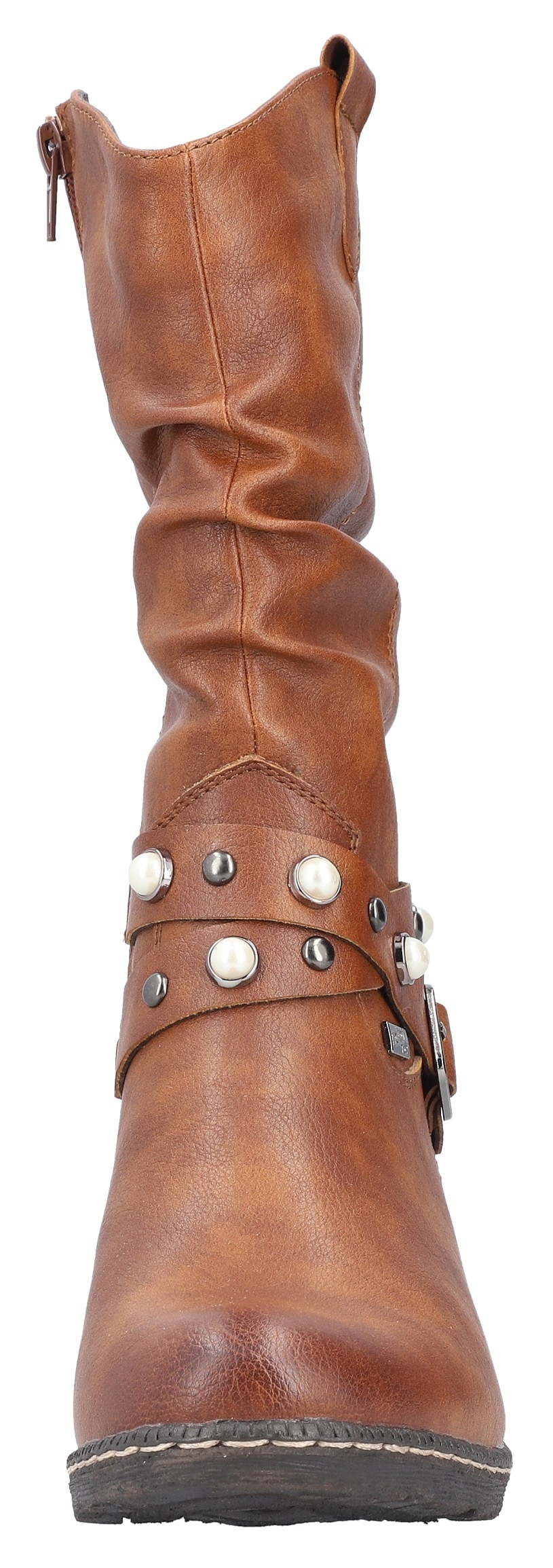 Rieker Westernstiefel, Cowboystiefel, Blockabsatz, mit wasserabweisender riekerTEX-Membran