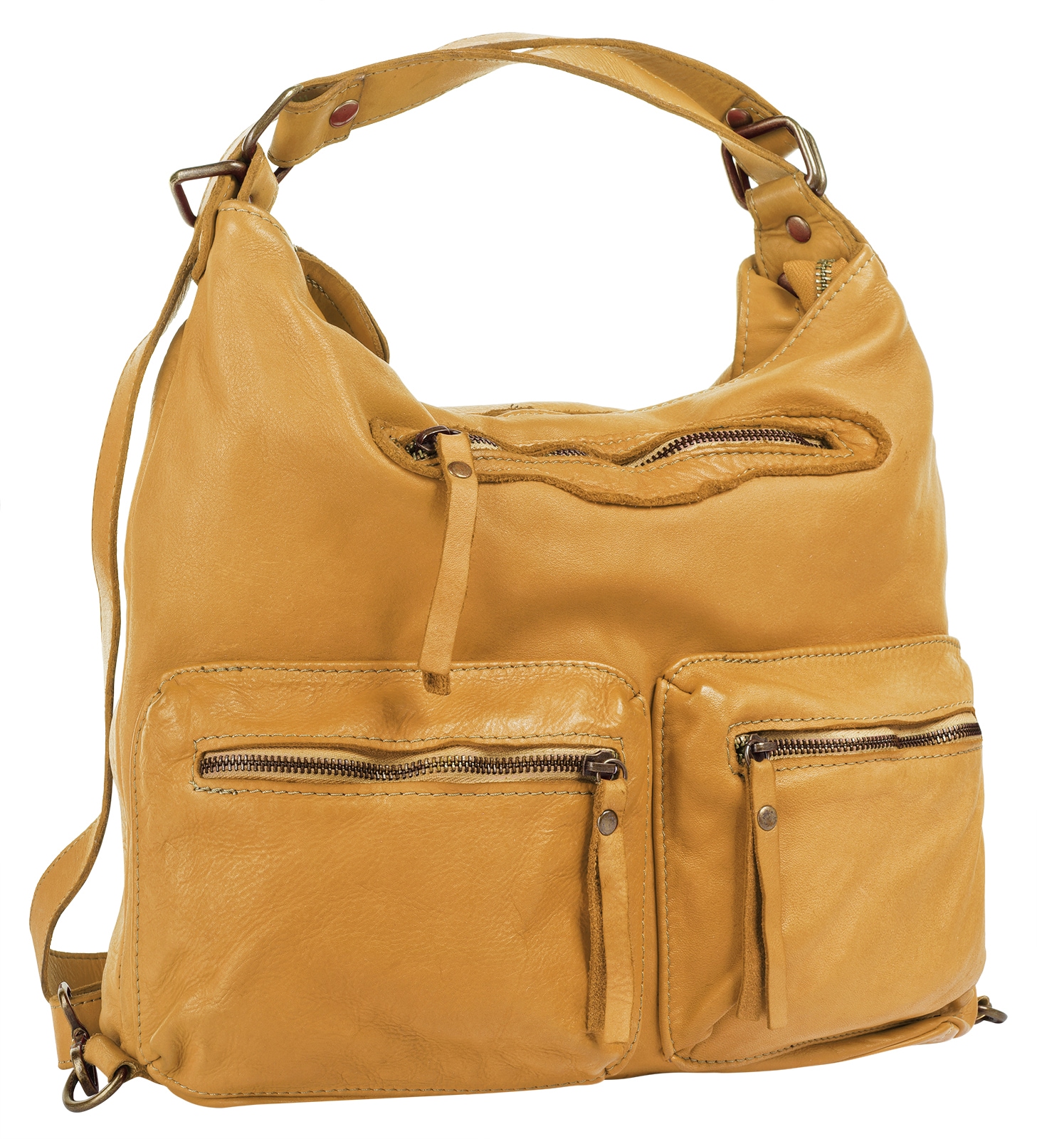 Samantha Look Shopper echt Leder, Made in Italy